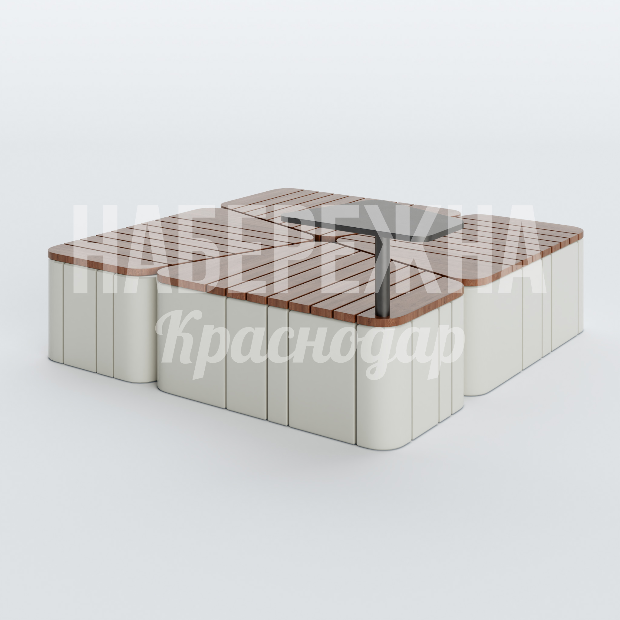 Лавочка Jublås 870x1160x470 мм. ASK-20.054-2 Лавочка с комбинированной конструкцией из планок и профильных элементов. Выдерживает высокие нагрузки в городской среде.