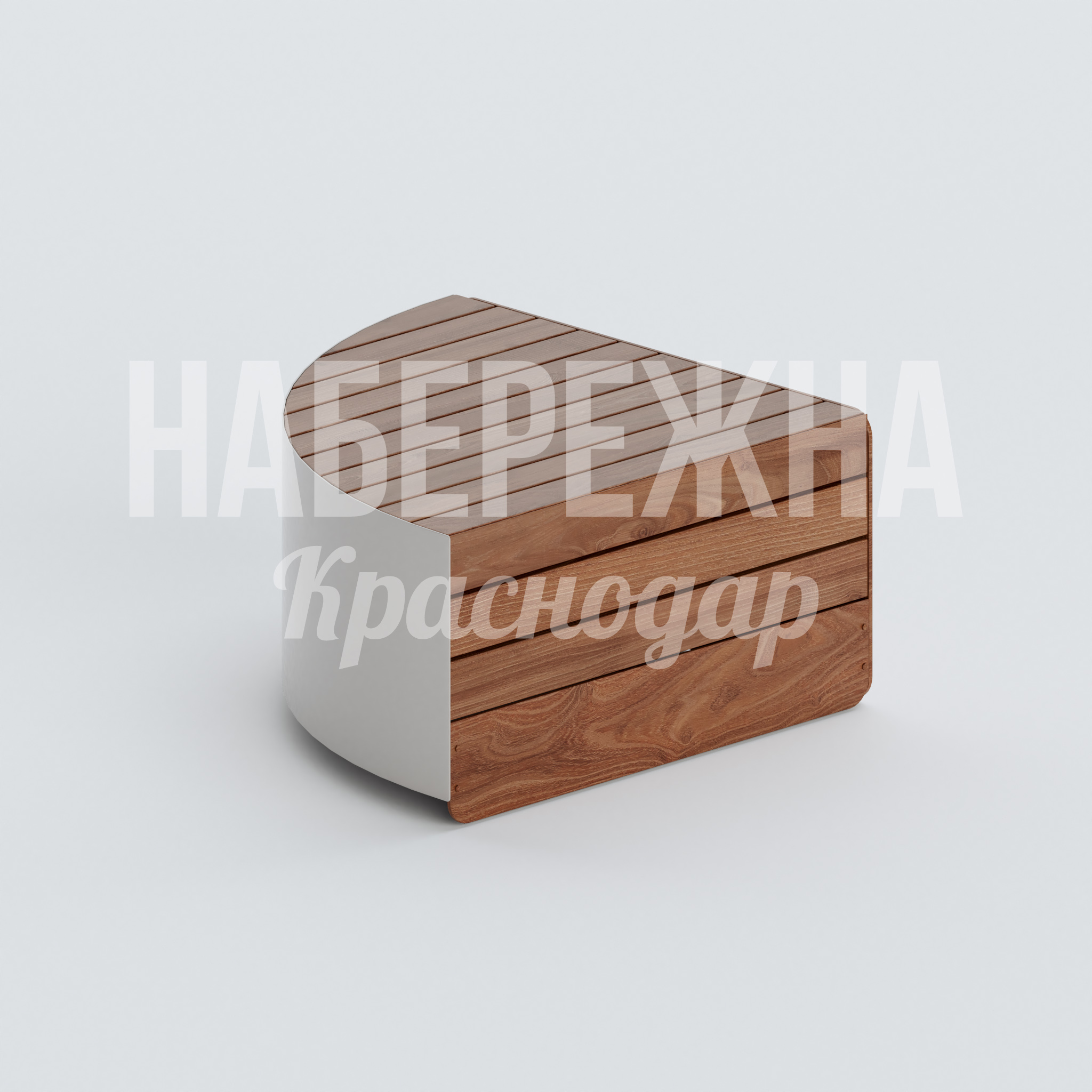 Лавочка Kufogko — купить, ASK-20.077-2 | Набережна Лавочка Kufogko 1250x890x435 мм. ASK-20.077-2 Лавочка с комбинированной конструкцией из натуральных ламелей и прочного основания. Подходит для парков и зон отдыха.