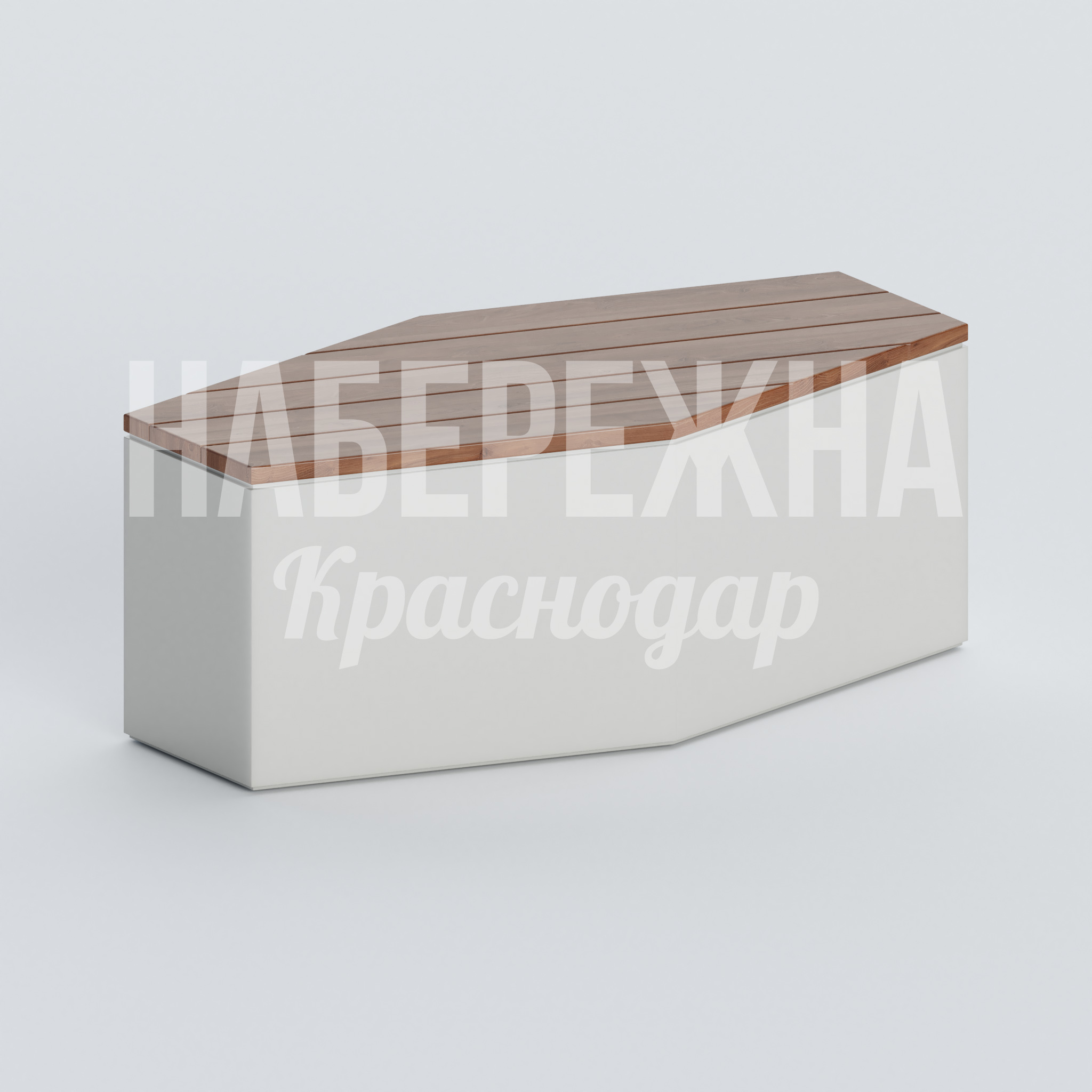 Лавочка Tirjå 620x1200x445 мм. ASK-20.085 Лавочка с комбинированной конструкцией: износостойкий корпус и планки сиденья, устойчива к осадкам и нагрузкам.
