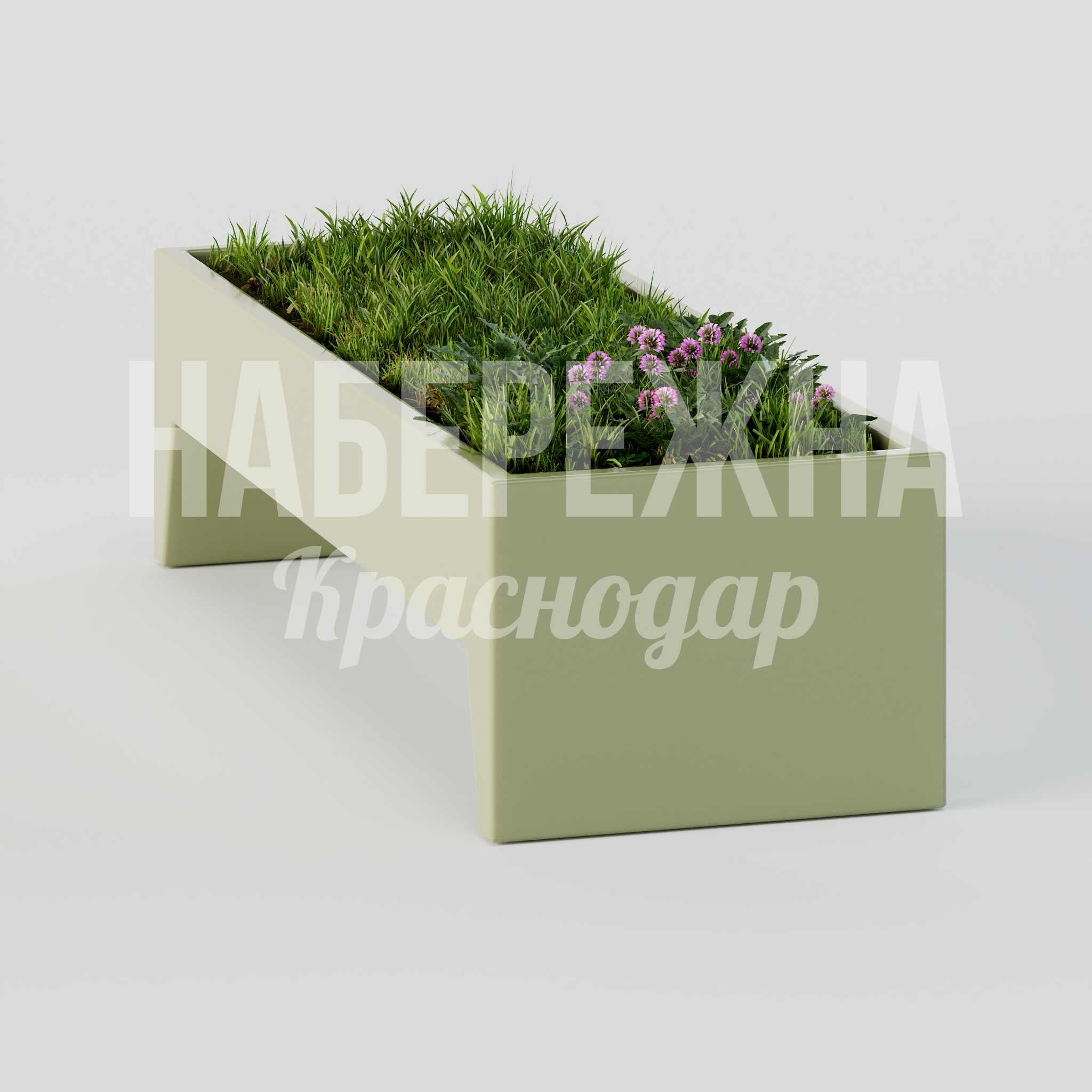 Вазон Ginisli - заказать, Вазоны и цветочницы, Стеклопластик
