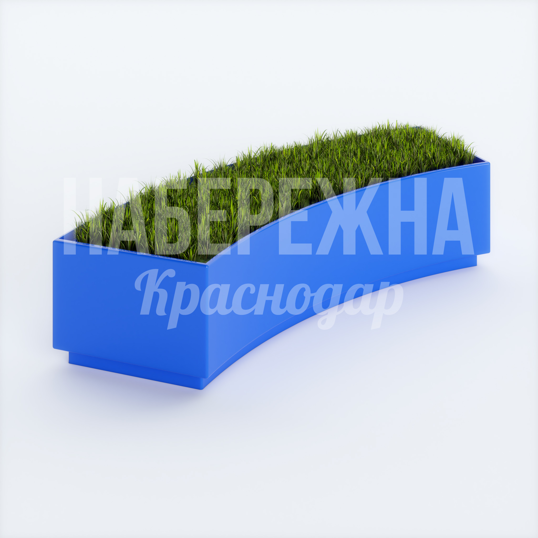 Вазон Kei 750x2050x450 мм. ASK-20.248-1 Вазон для озеленения общественных пространств с интегрированной системой посадки, устойчив к вандализму и осадкам.
