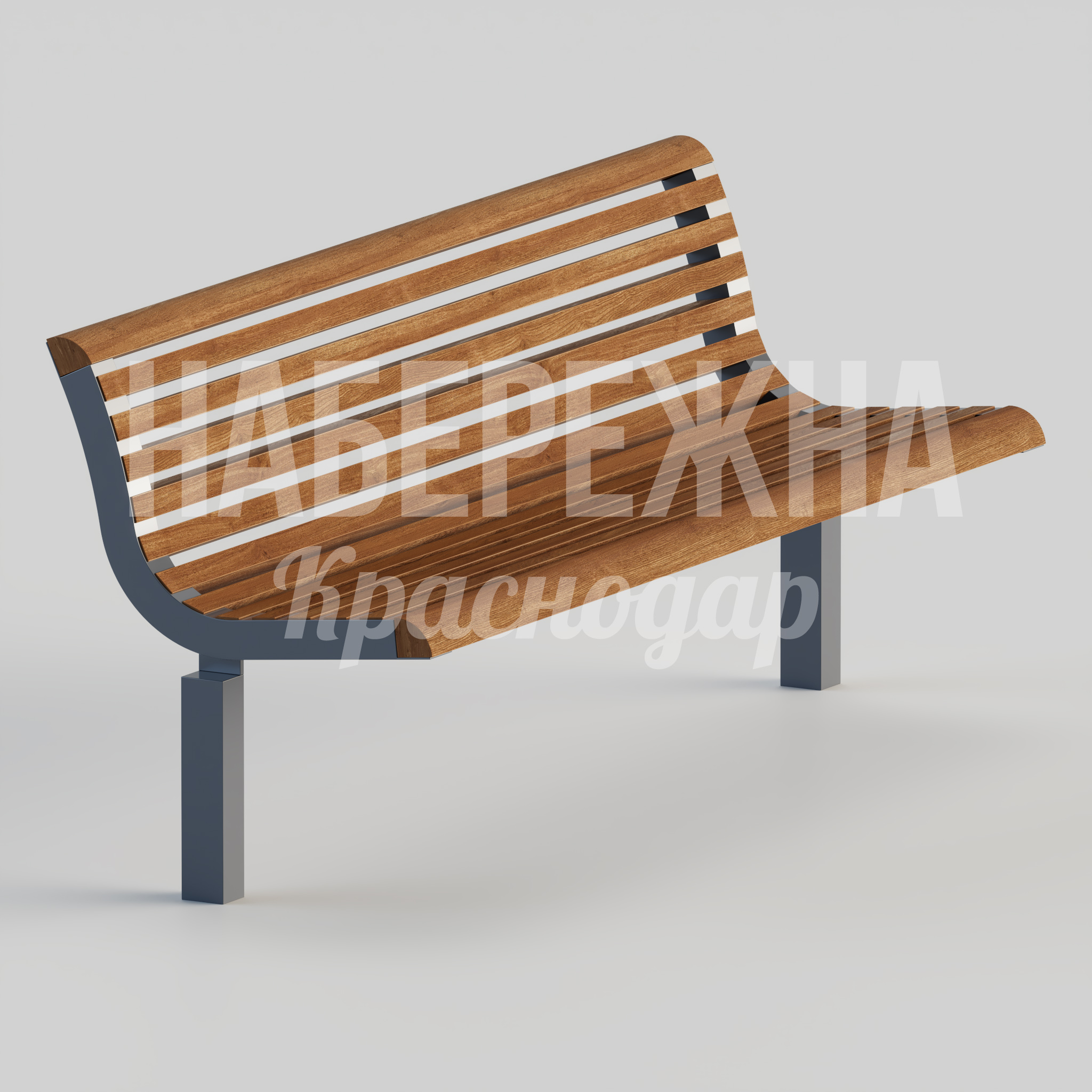 Скамейка Kin 650x1800x800 мм. MAF-24.083 Скамейка Kin с эргономичными планками спинки и сиденья. Металлокаркас защищен порошковой окраской от коррозии.