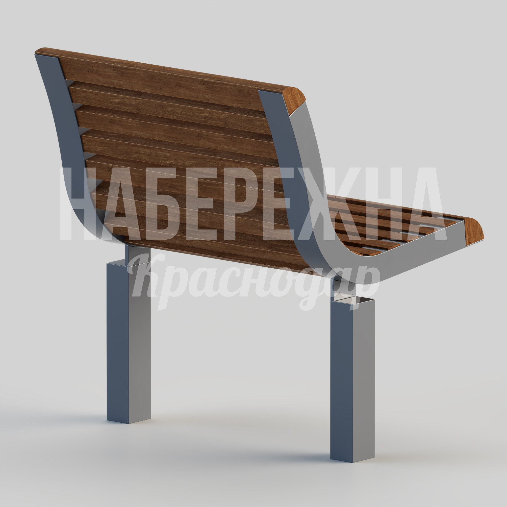 Сиденье Tik - купить, 650x650x800 мм, Металл, Дерево