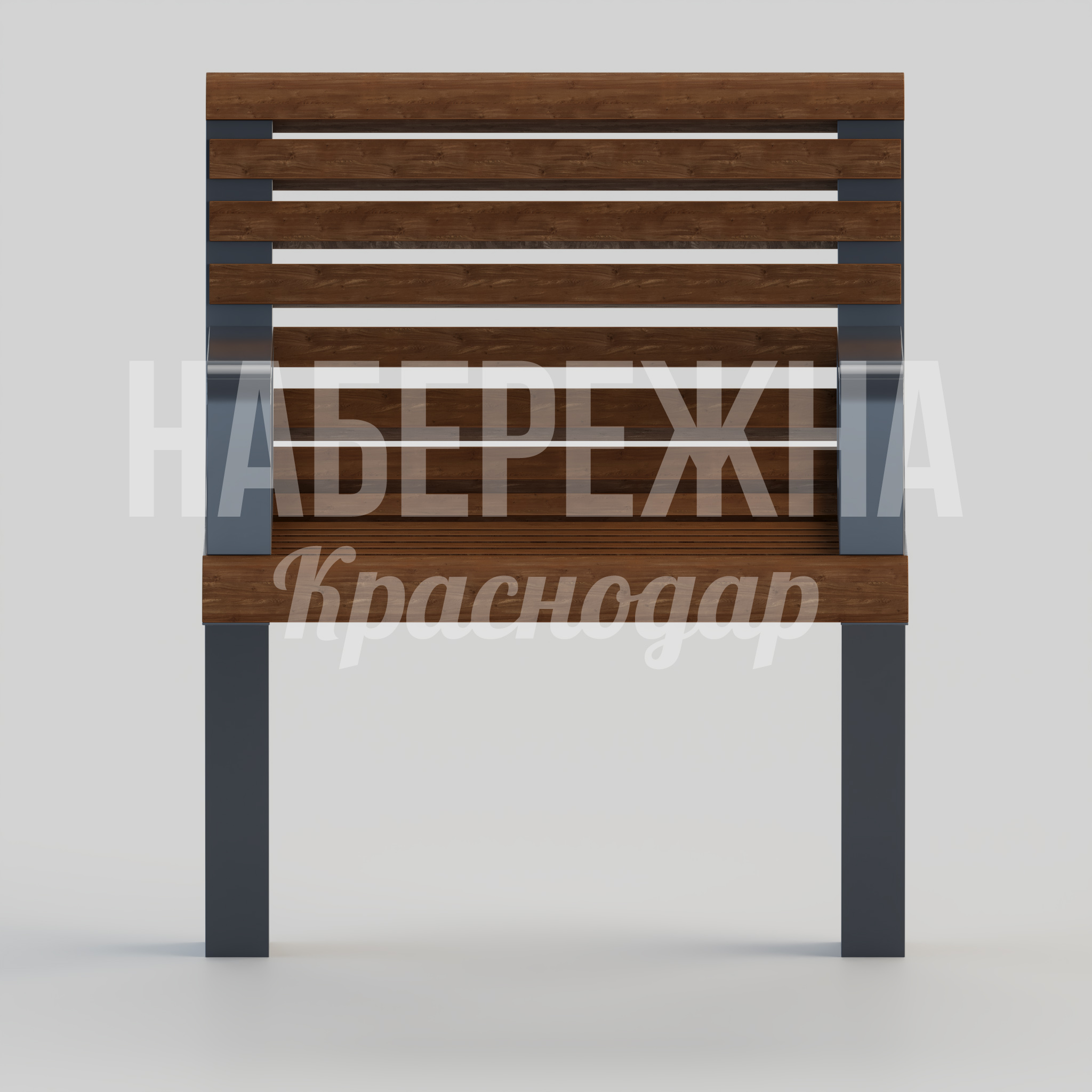 Сиденье Veon - купить, 650x650x800 мм, Металл, Дерево