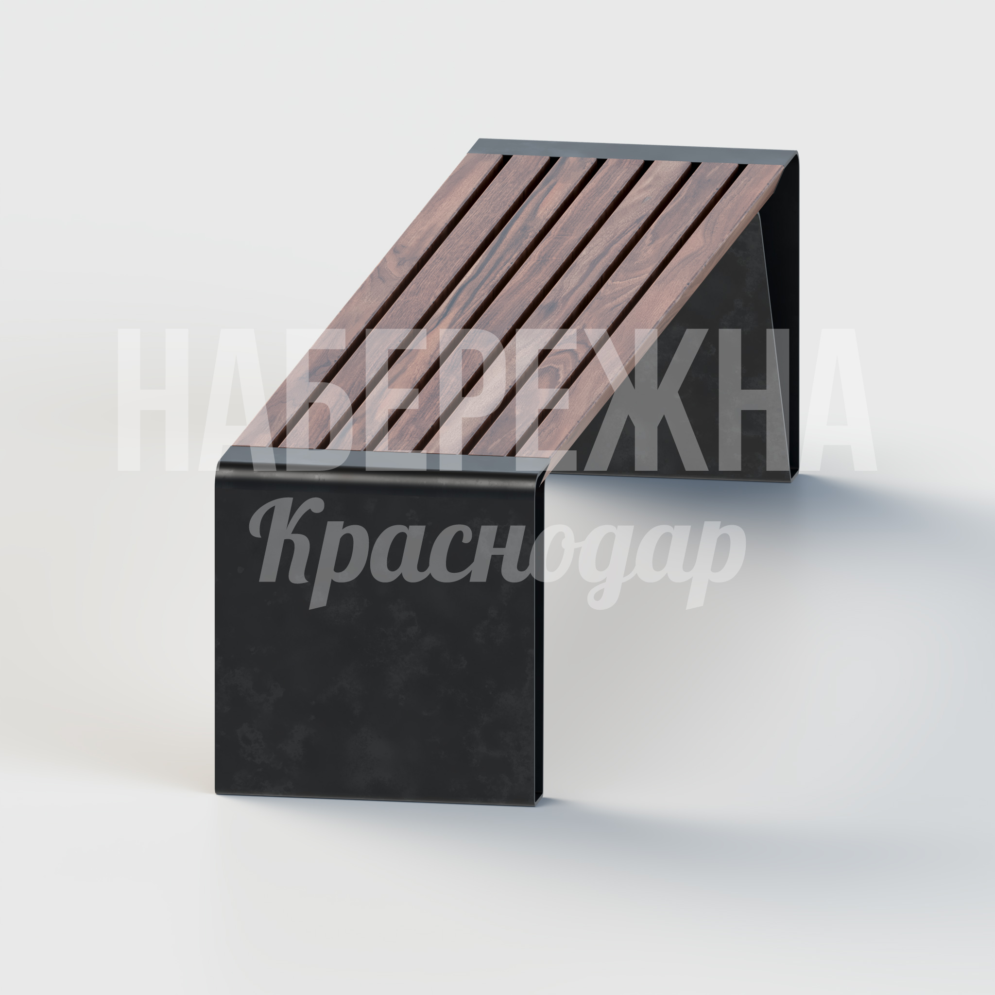 Лавочка Fevne — купить, MAF-22.013 | Набережна Лавочка Fevne - заказать, Лавочки, Металл, Дерево