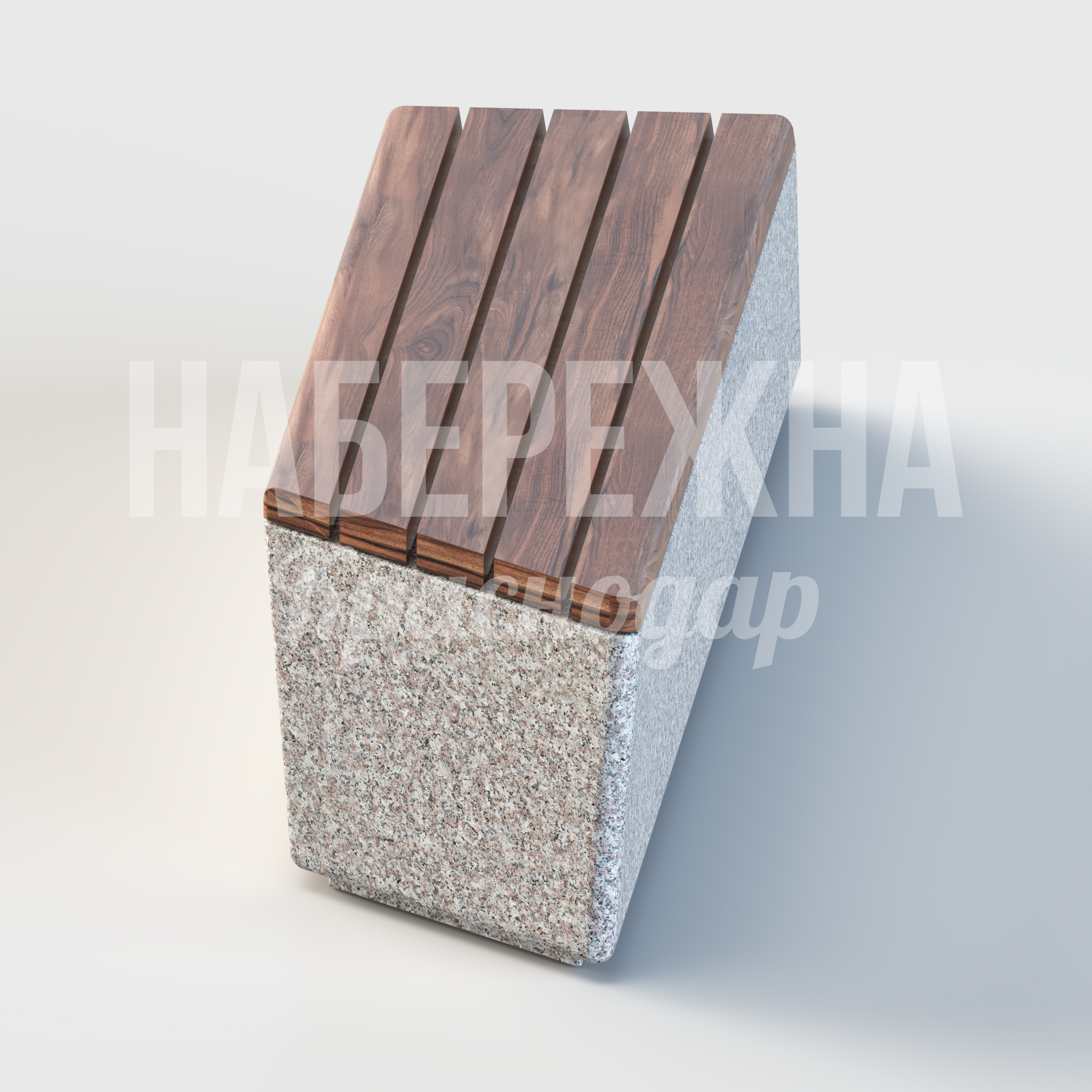 Лавочка Hösu - купить, 450x2500x450 мм, Дерево, МПК