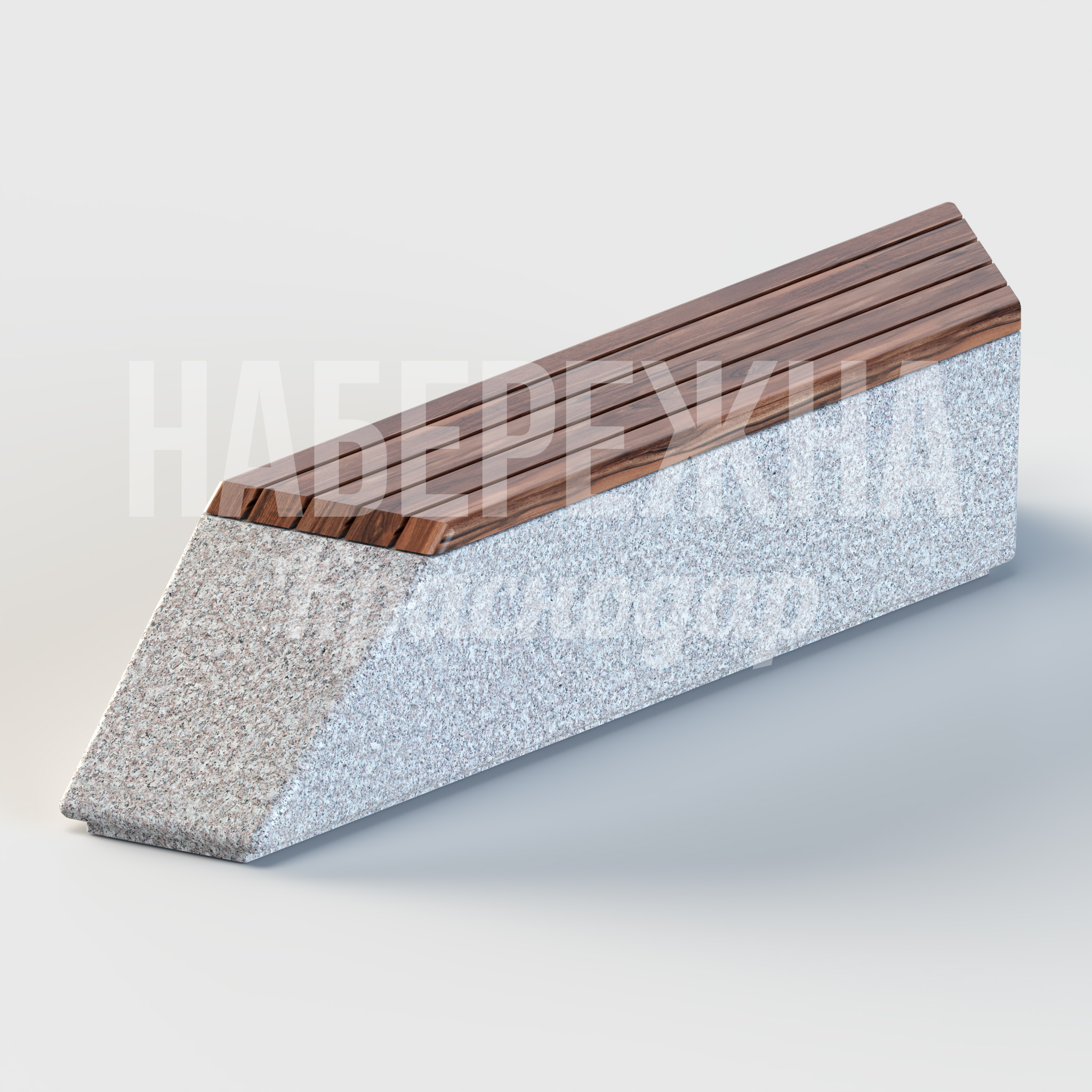 Лавочка Hösu 450x2500x450 мм. MAF-22.016 Лавочка с комбинированной конструкцией из натурального дерева и композита. Выдерживает интенсивные нагрузки в парках.