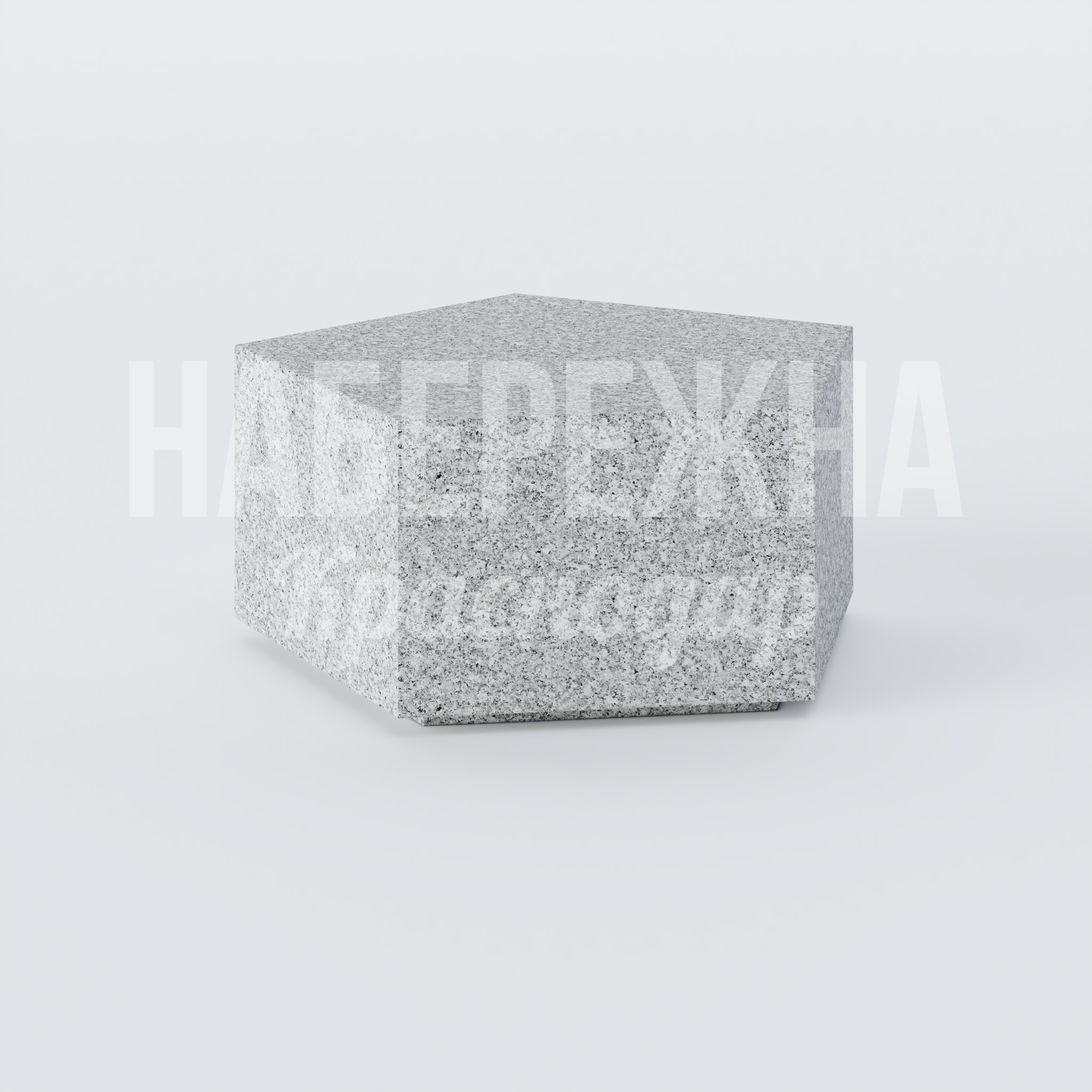 Лавочка Cupbu 600x600x450 мм. MAF-22.040 Лавочка из армированного бетона с пятиугольным дизайном. Устойчива к нагрузкам и погодным условиям городской среды.