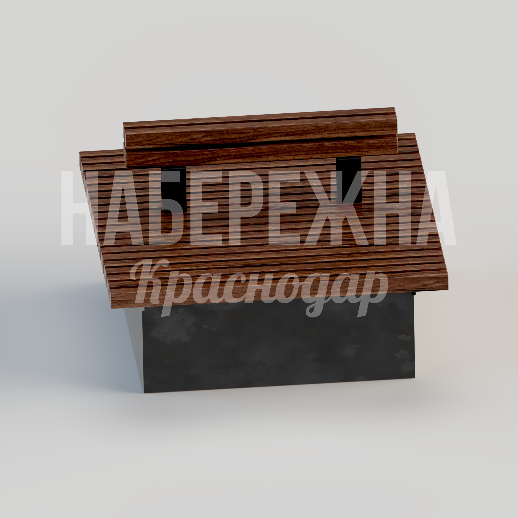 Скамейка Lem - заказать, Скамейки, Металл, Дерево
