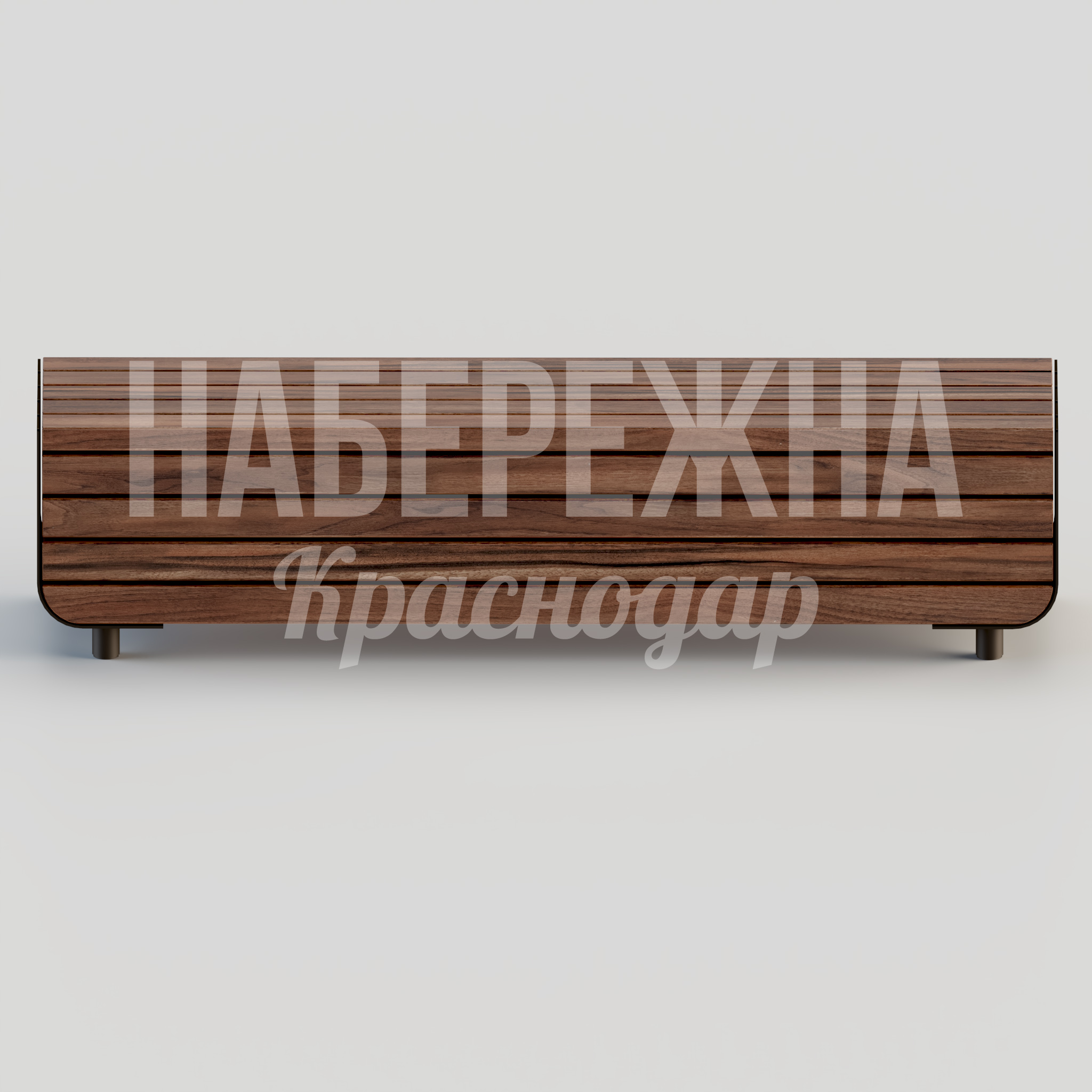 Лавочка Matrög - купить, 432x1780x415 мм, Металл, Дерево
