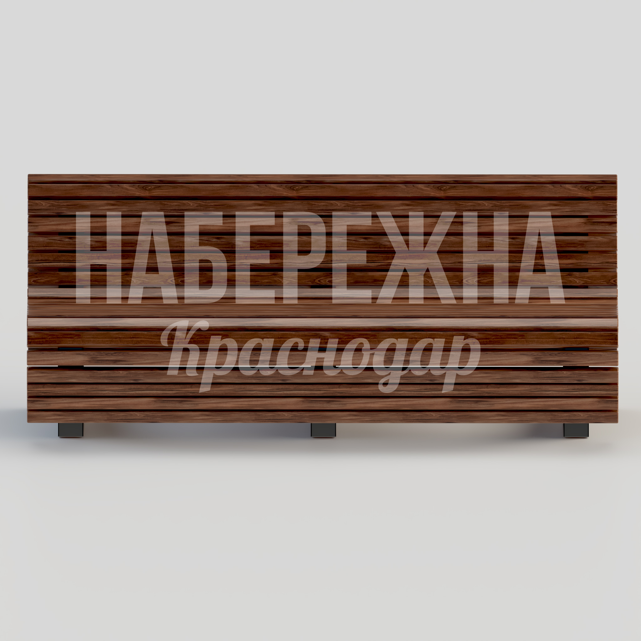 Скамья Tifbå - купить, 950x1800x950 мм, Металл, Дерево