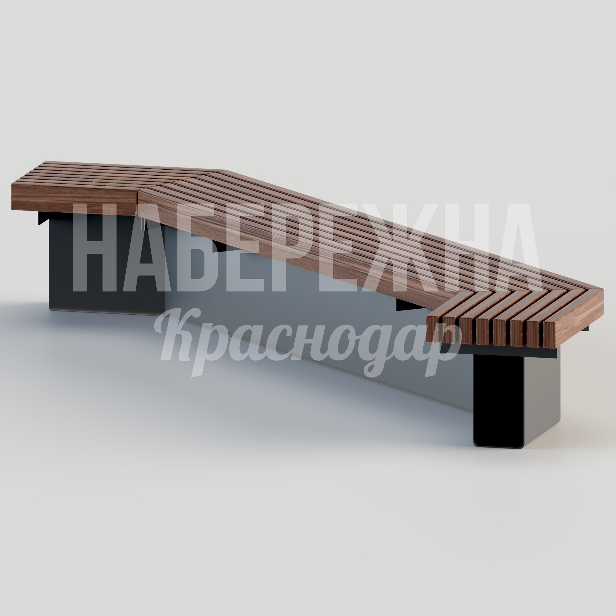 Лавочка Pelo - заказать, Лавочки, Металл, Дерево