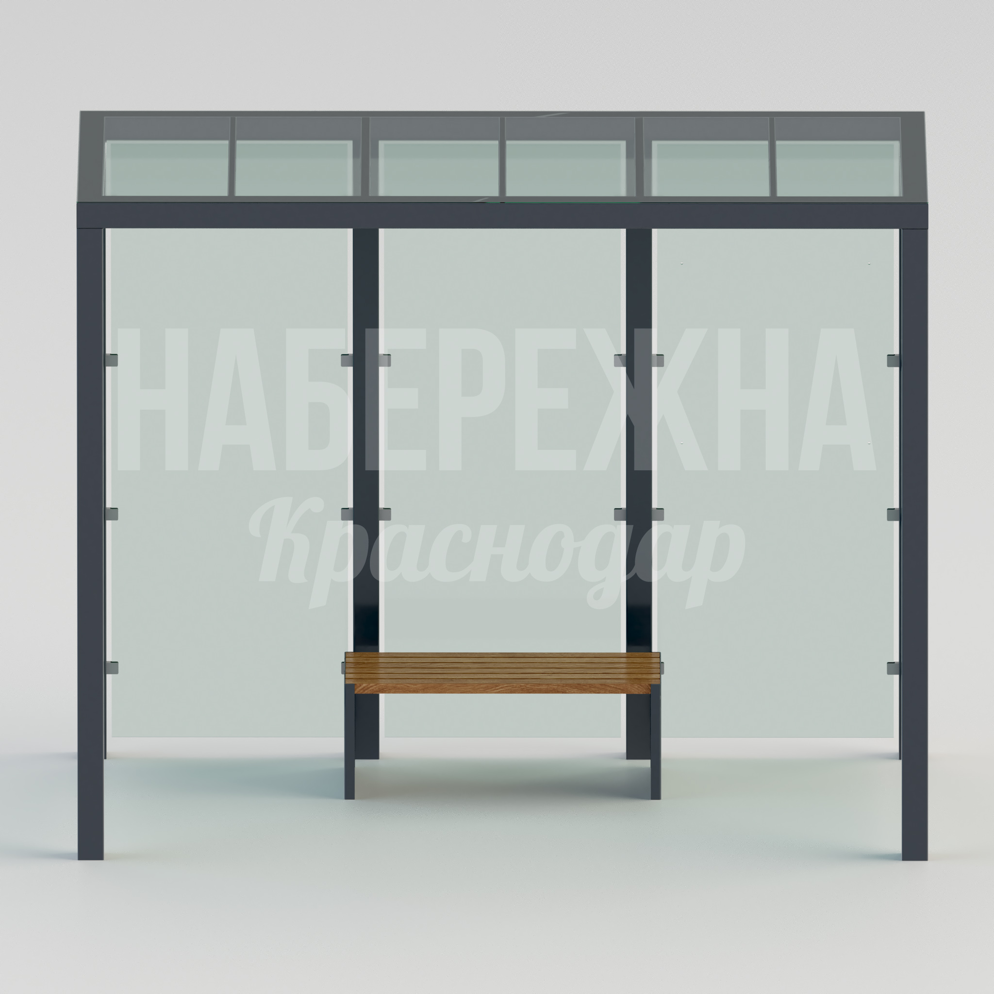 Остановка общественного транспорта Baum — купить, MAF-22.178 | Набережна Остановка общественного транспорта Baum - купить, 1400x3200x2500 мм, Металл, Дерево, Стеклопластик