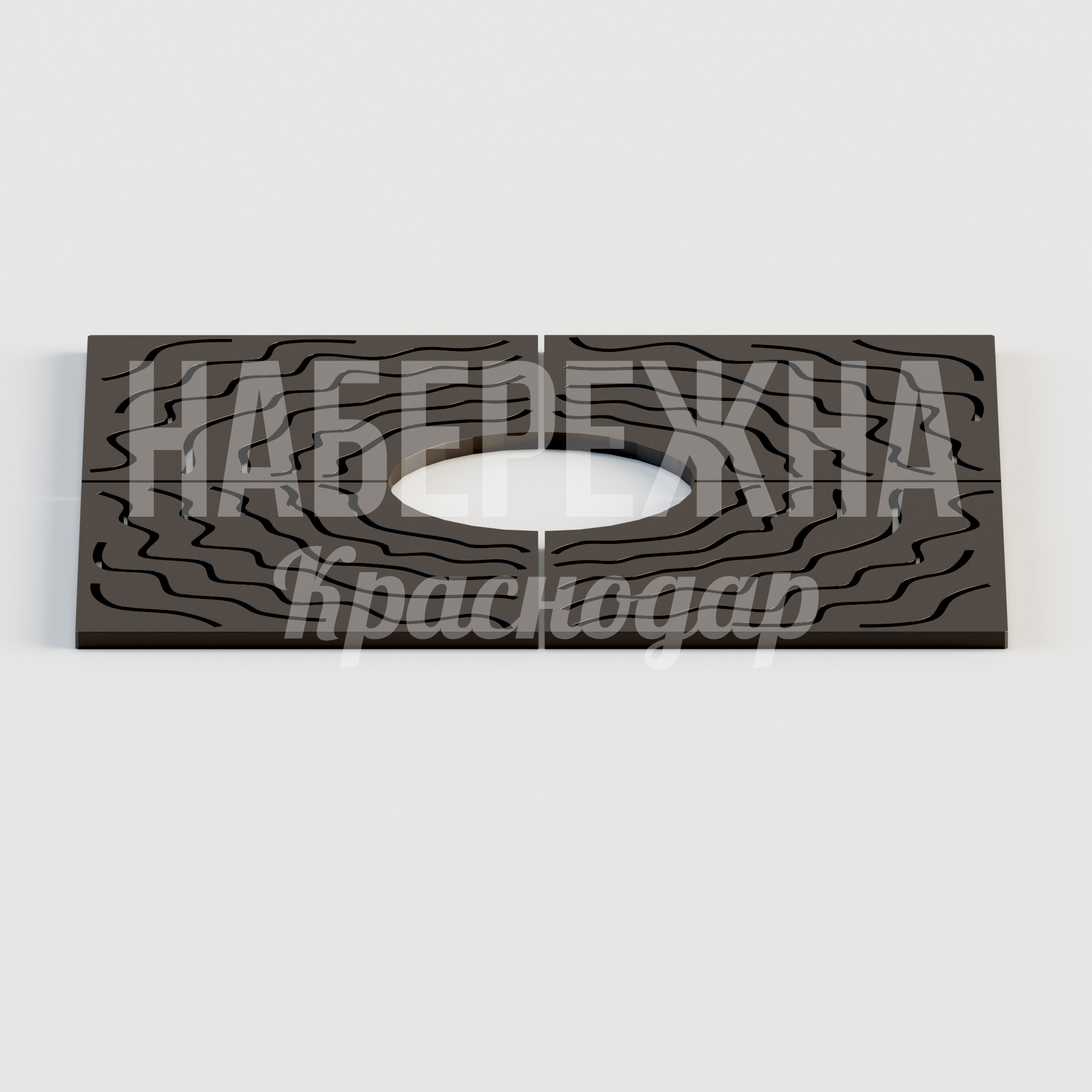 Приствольная решетка Hacni — купить, MAF-22.190 | Набережна Приствольная решетка Hacni - купить, 1500x1500x50 мм, Металл