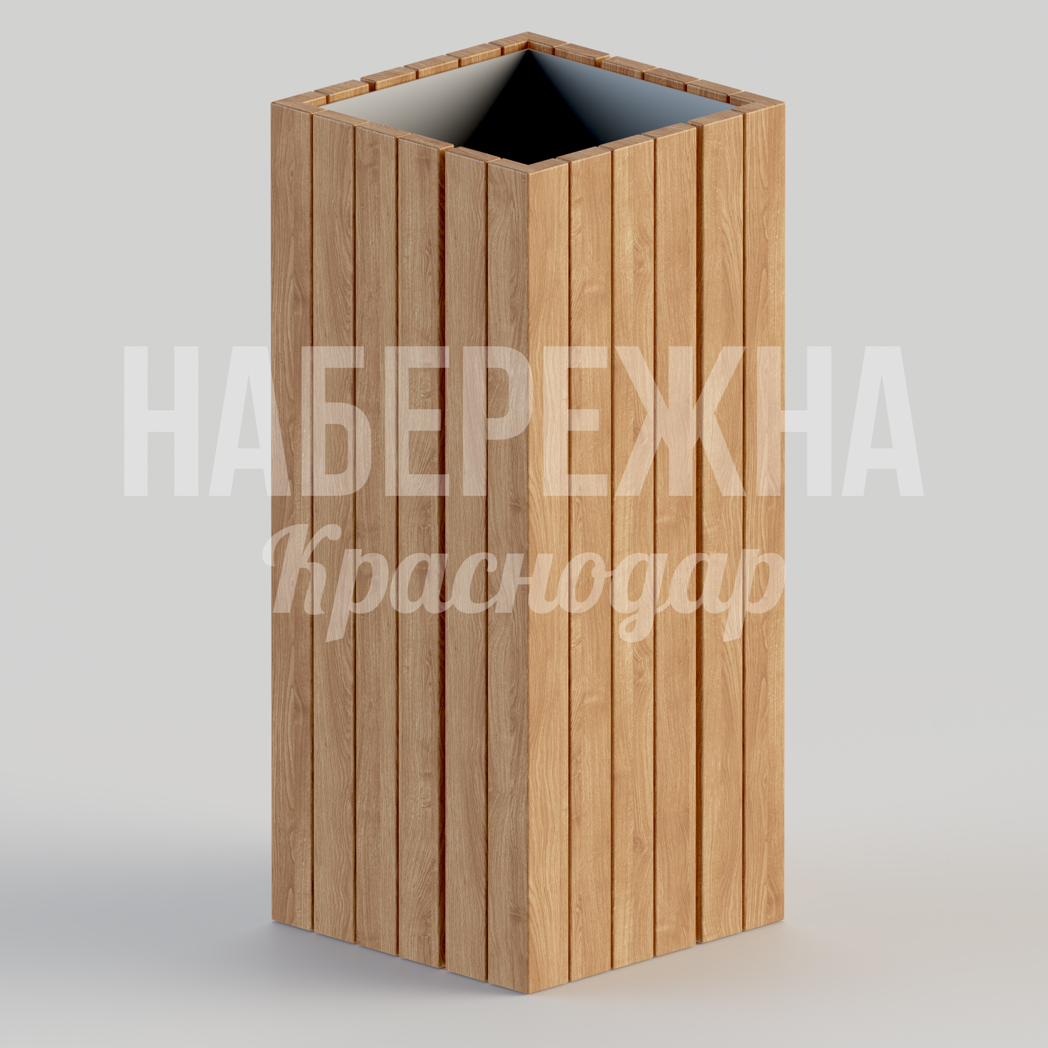 Урна Fepöetnu - заказать, Урны, Металл, Дерево