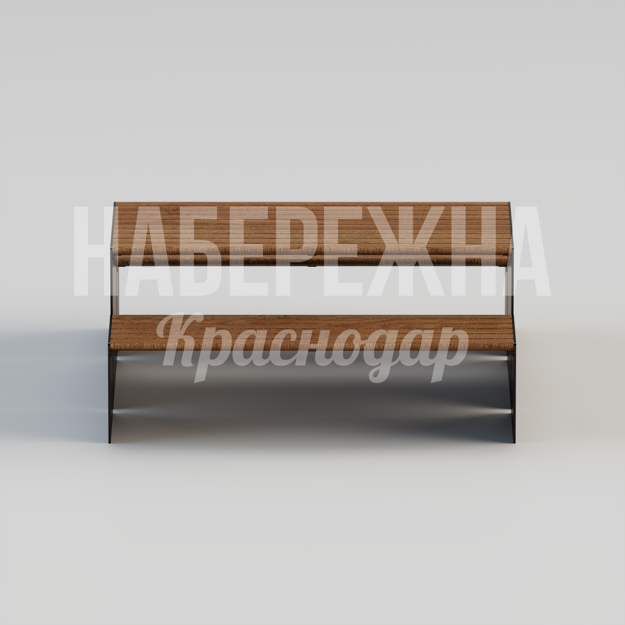Стол Yucrokro — купить, MAF-22.242 | Набережна Стол Yucrokro - купить, 2000x1800x750 мм, Металл, Дерево