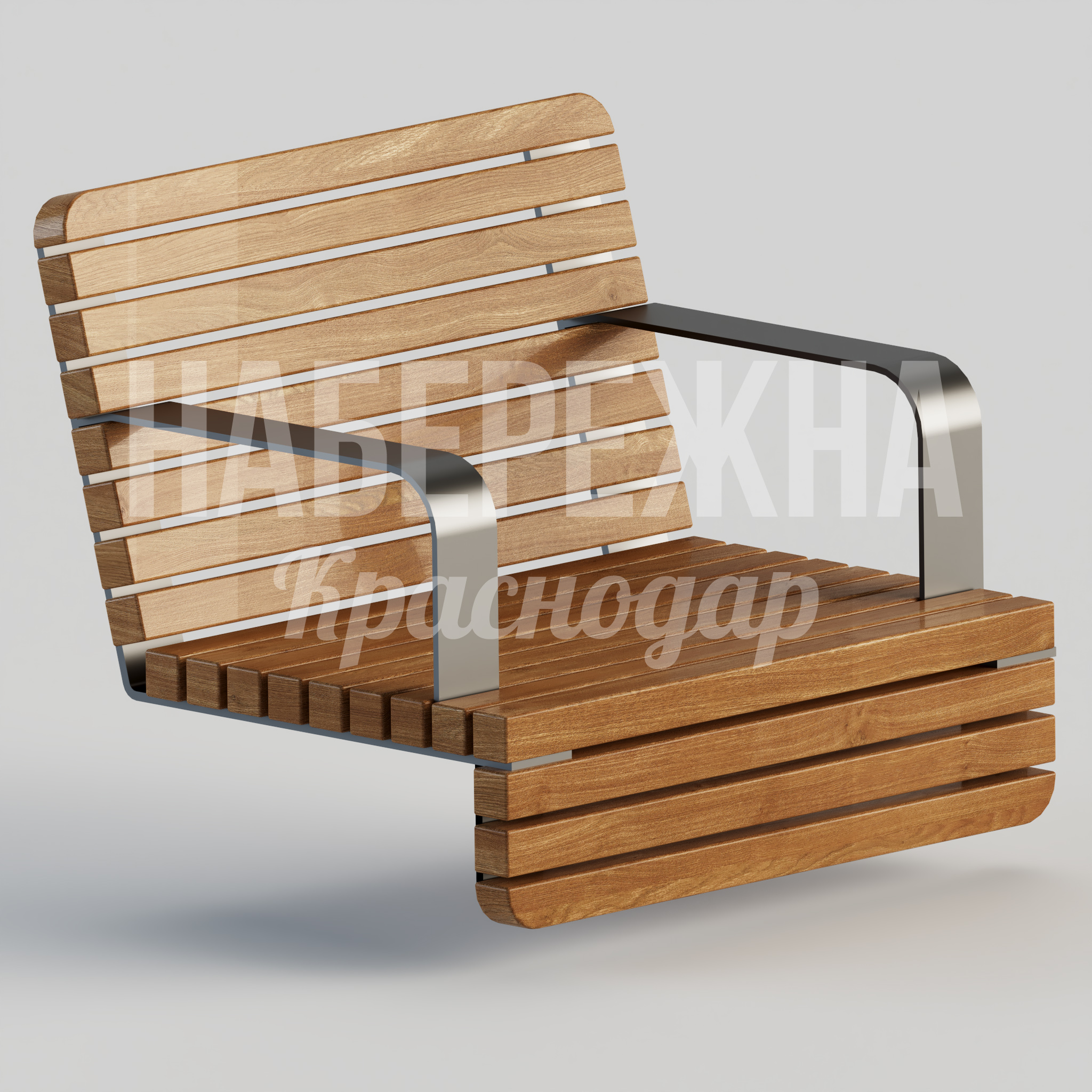 Настил Cås 565x650x555 мм. MAF-22.277 Настил с комбинированной конструкцией из планок и металлического каркаса. Выдерживает высокие нагрузки в парках.