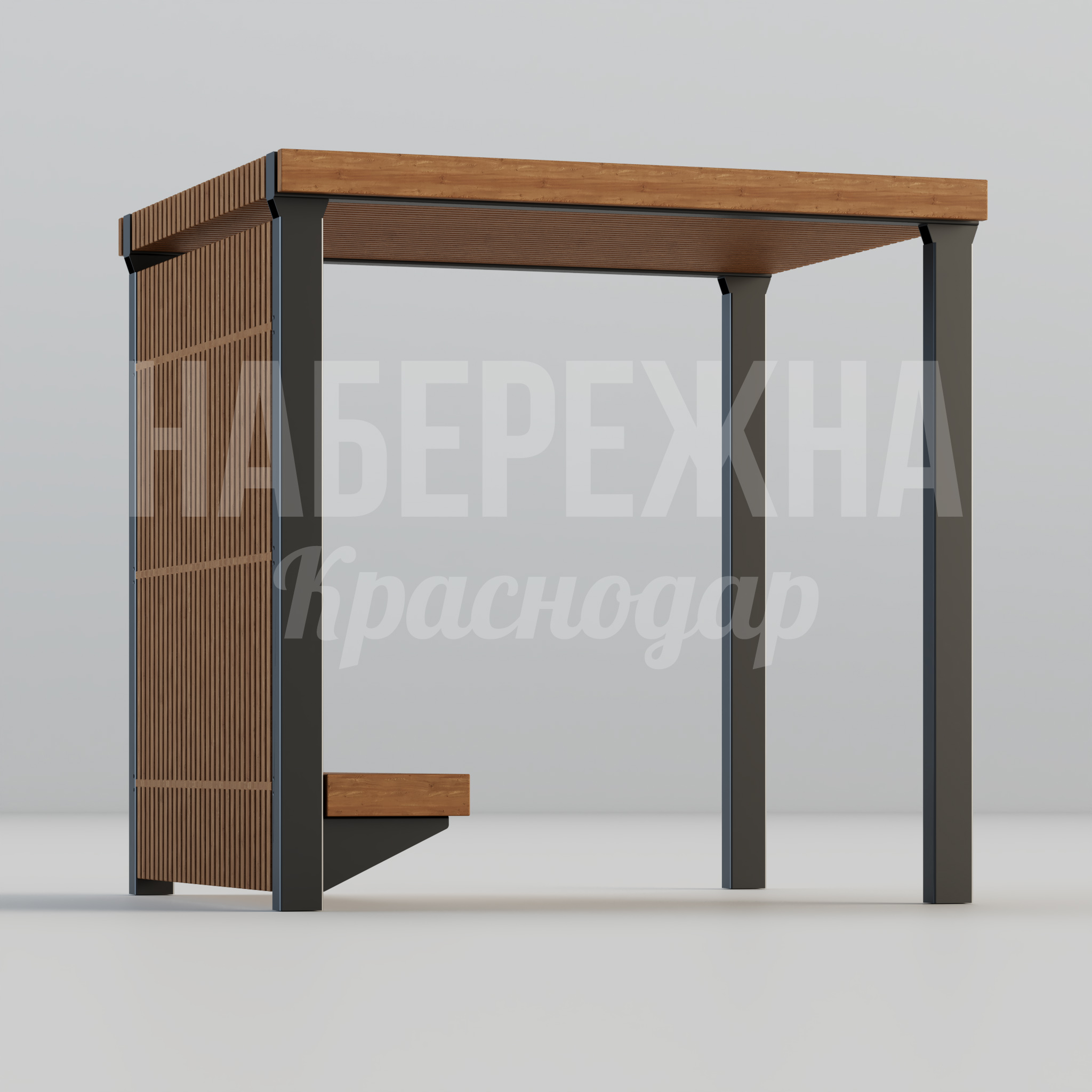 Пергола Nuneeki - заказать, Перголы, Металл, Дерево