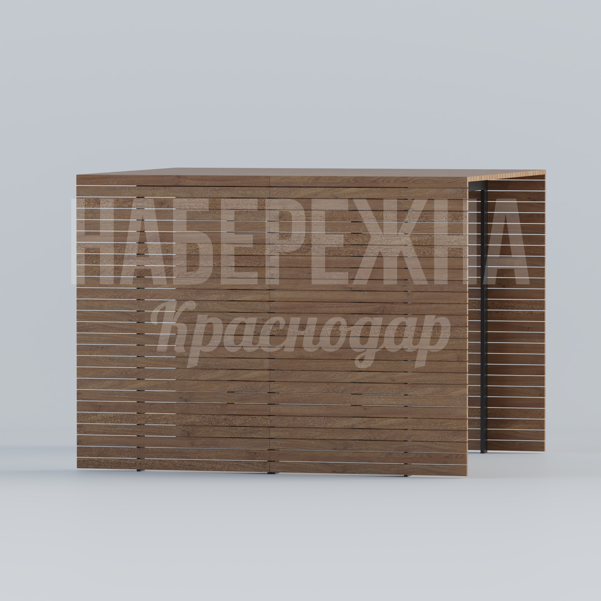 Пергола Uysig — купить, MAF-22.302 | Набережна Пергола Uysig - купить, 3250x2880x2400 мм, Металл, Дерево