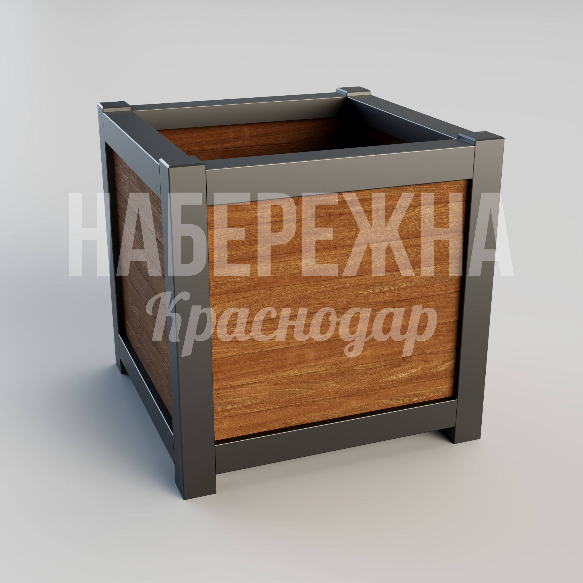 Вазон Pebyef — купить, MAF-22.319 | Набережна Вазон Pebyef - заказать, Вазоны и цветочницы, Металл, Дерево