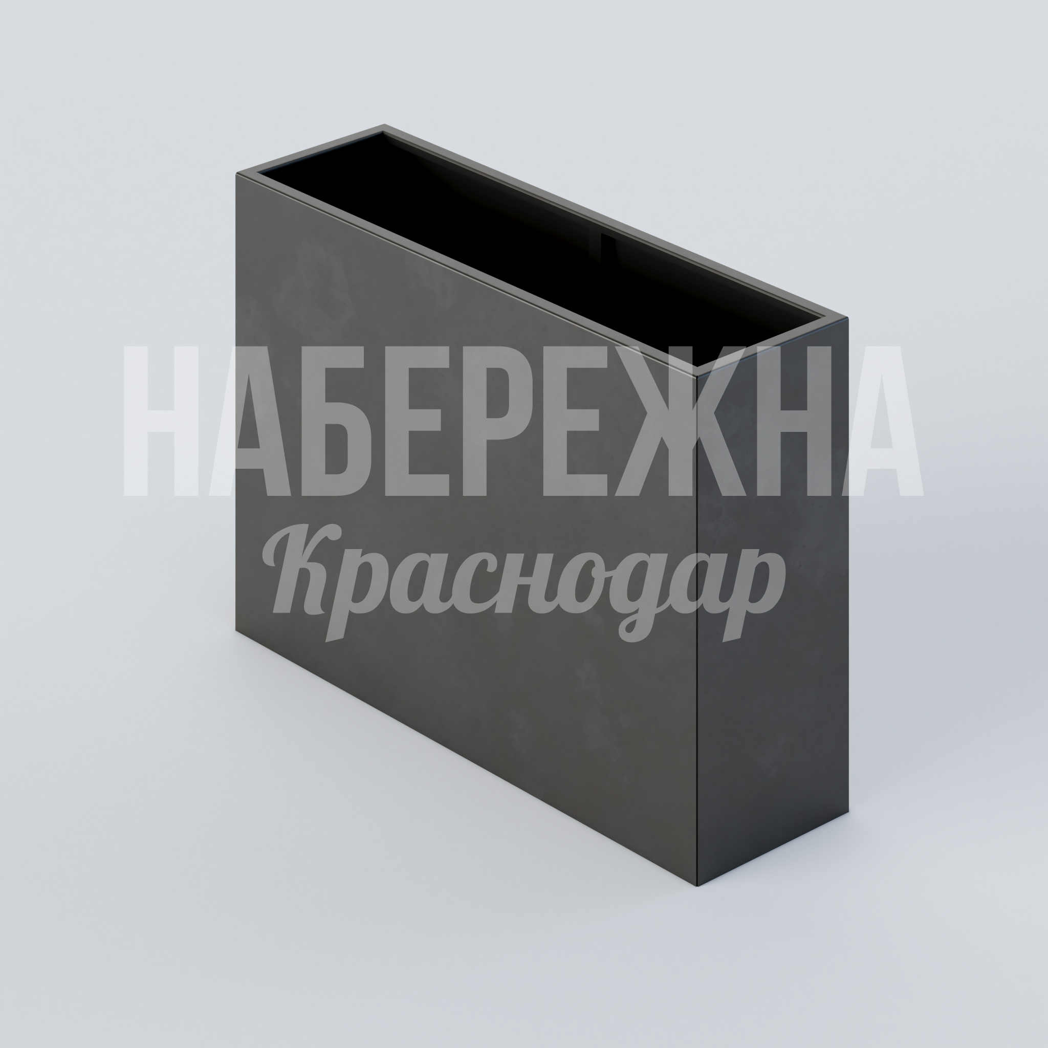 Вазон Jasgoipna 300x1000x700 мм. MAF-22.322 Вазон прямоугольной формы с усиленными стенками. Выдерживает круглогодичную эксплуатацию в любых климатических условиях.