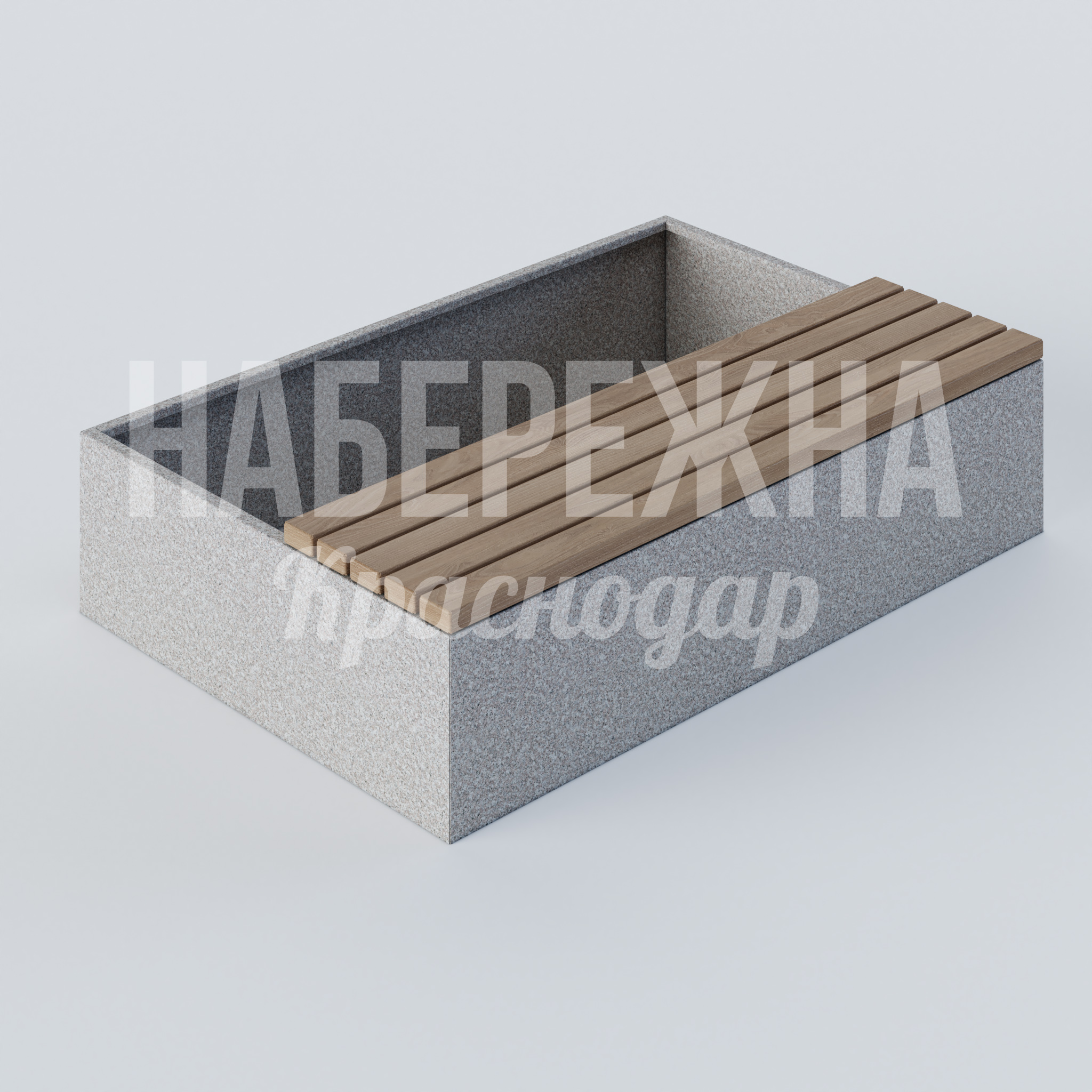 Лавочка с вазоном Hödbutey 1200x1800x500 мм. MAF-22.326 Лавочка с встроенным вазоном для озеленения. Комбинированная конструкция экономит пространство в 2 раза. Антивандальное исполнение.