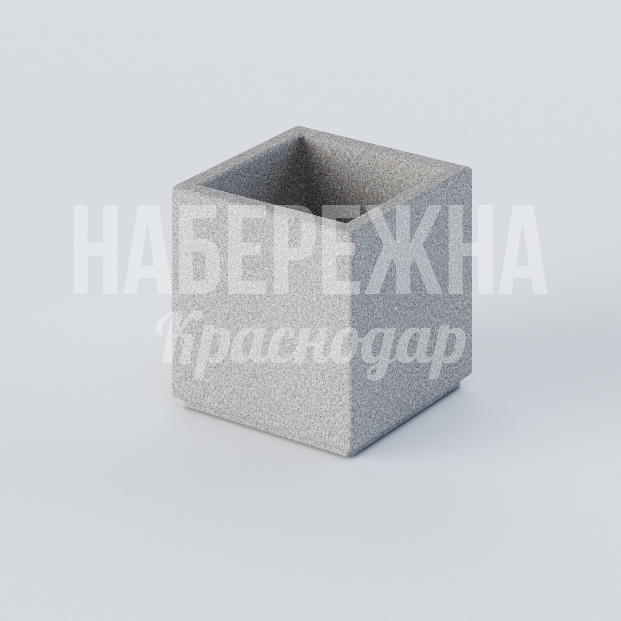 Вазон Ruyfe 500x500x500 мм. MAF-22.339 Вазон кубической формы из композитного материала. Устойчив к морозу, влаге и УФ-лучам. Для озеленения улиц.