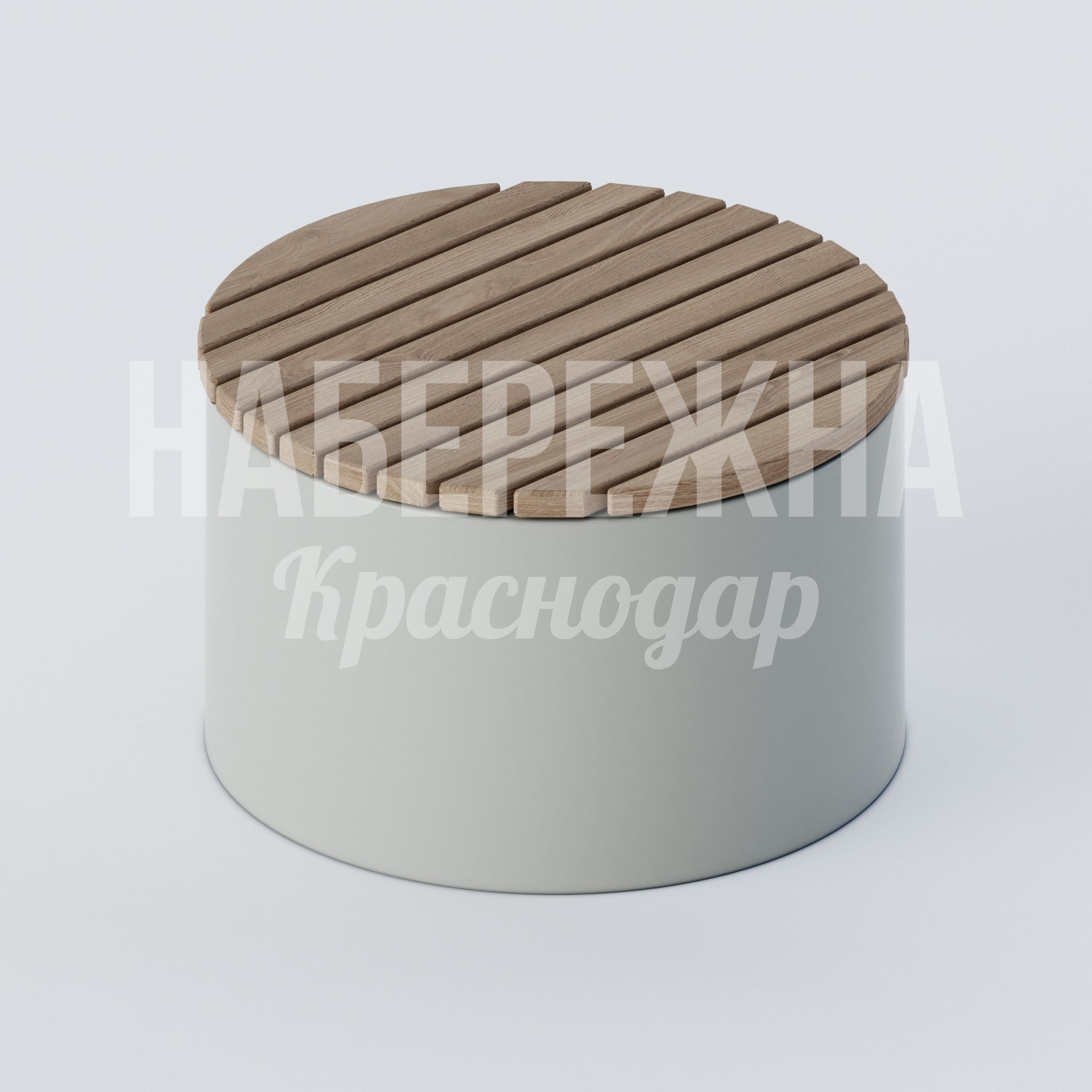 Лавочка Fejgi 800x800x450 мм. MAF-22.369 Лавочка с деревянным сиденьем и стеклопластиковым основанием. Выдерживает высокую нагрузку, не требует ухода.