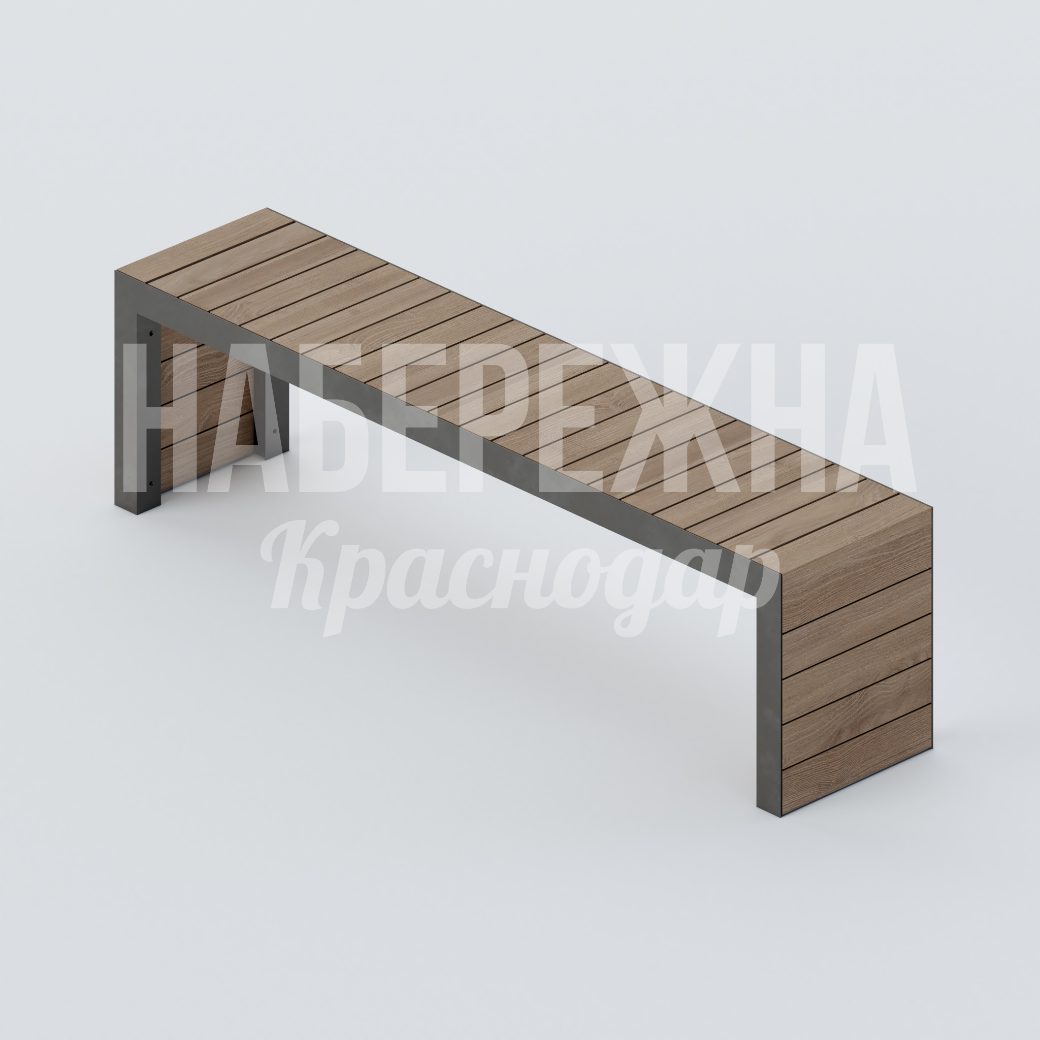 Лавочка Mii — купить, MAF-22.372 | Набережна Лавочка Mii 400x1800x450 мм. MAF-22.372 Скамейка со сплошным реечным сидением из термообработанной древесины. Подходит для парков и общественных зон.