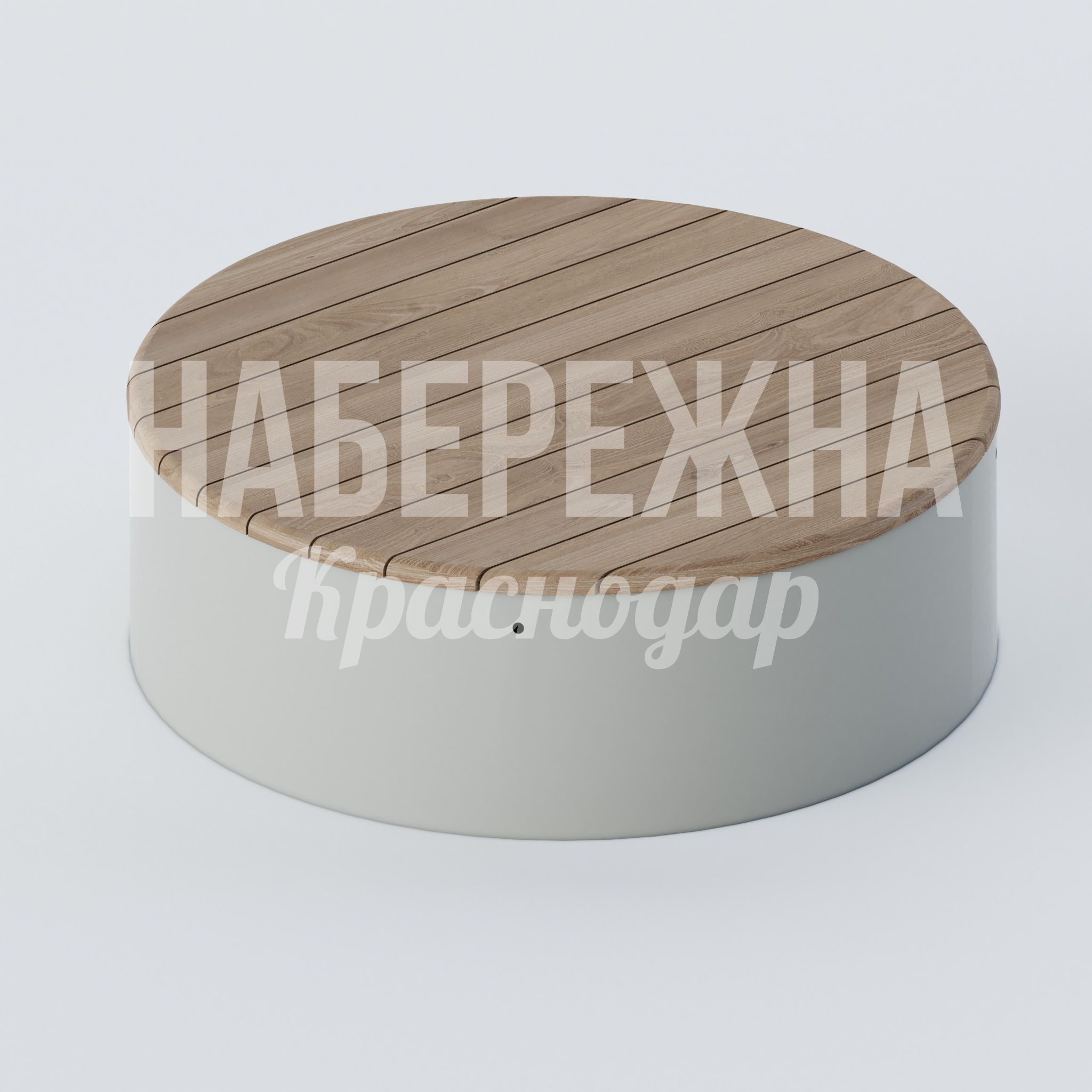 Лавочка Geimai — купить, MAF-22.385 | Набережна Лавочка Geimai 1370x1370x420 мм. MAF-22.385 Круглая лавочка с деревянными планками на стеклопластиковом основании. Выдерживает высокие нагрузки в парках и скверах.