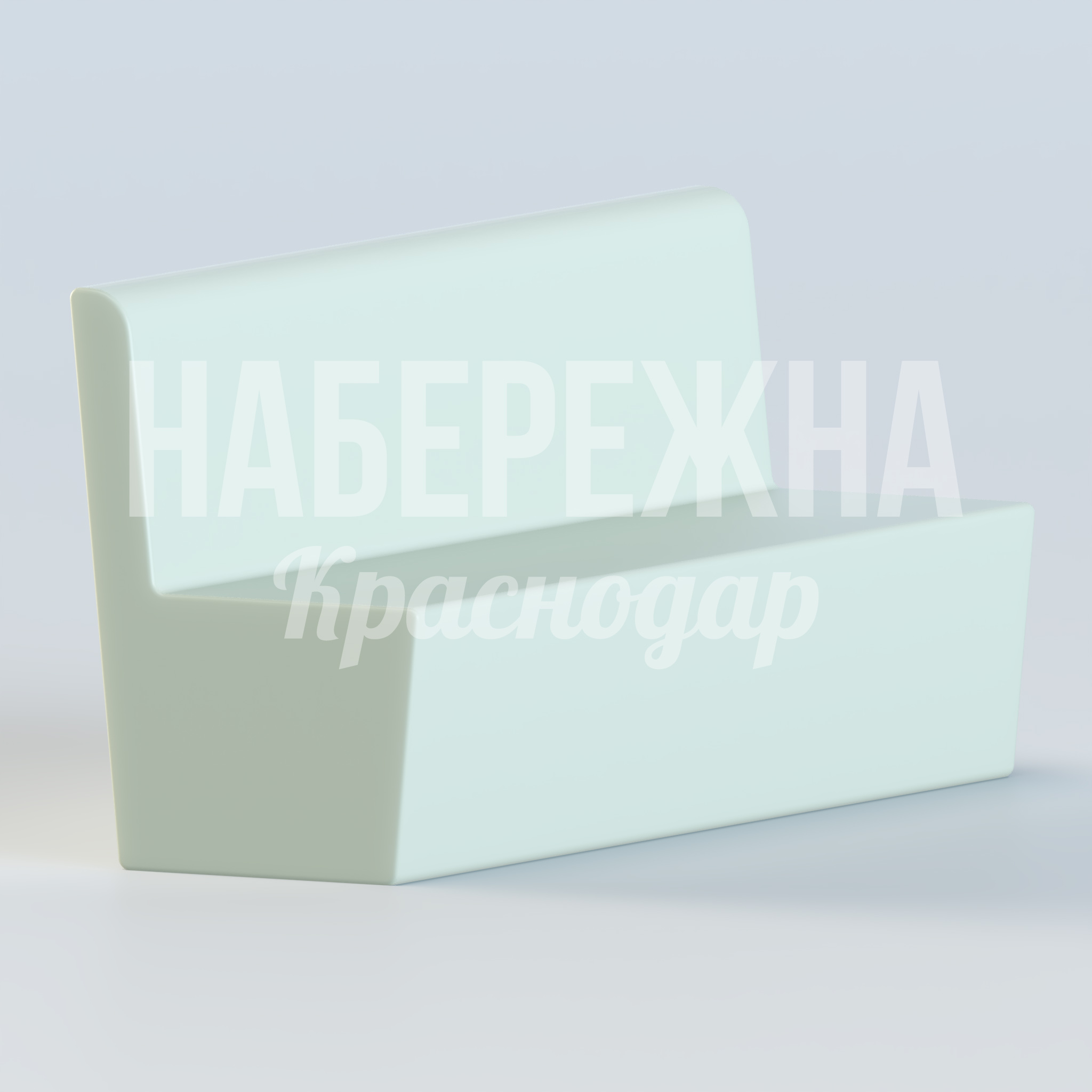 Диван Ubbidve - купить, 650x2000x950 мм, Стеклопластик