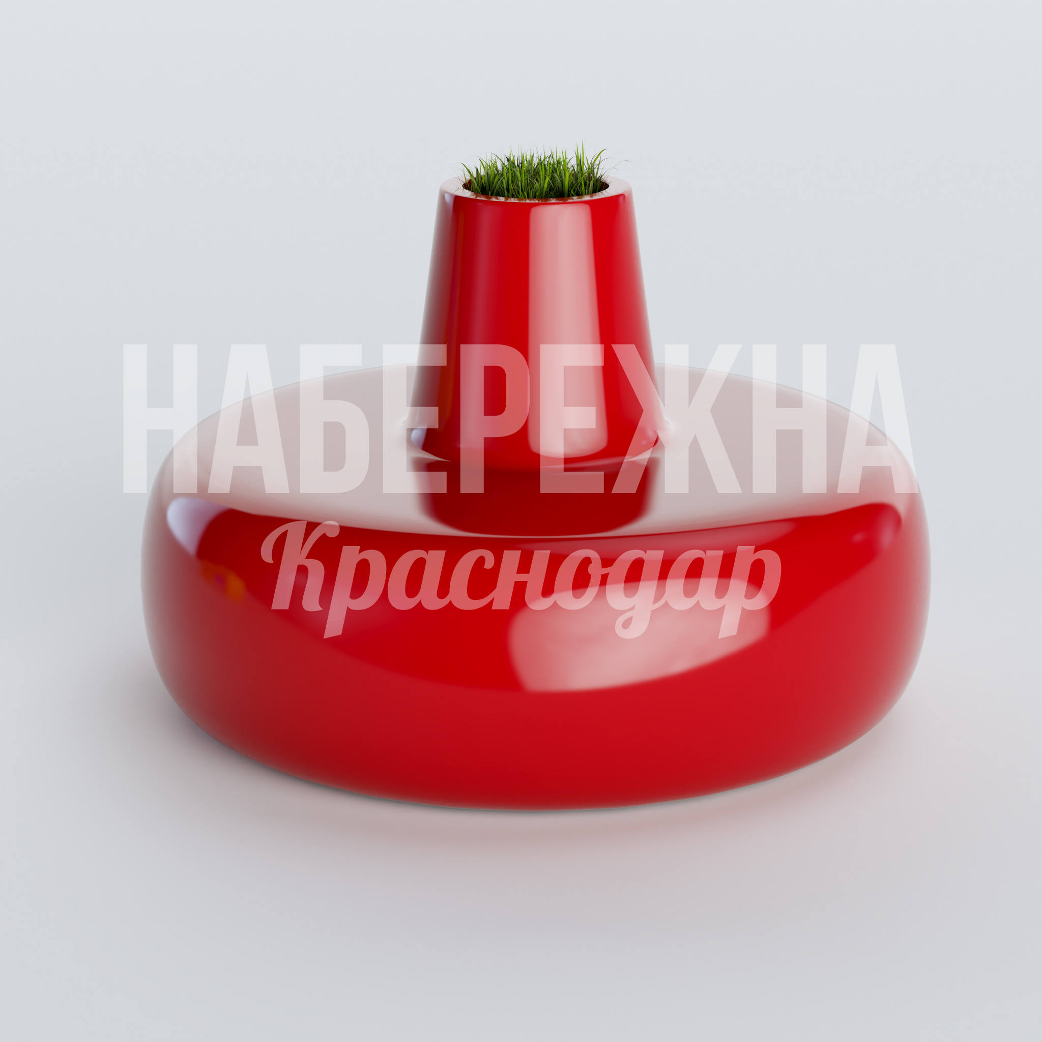Круговая лавочка Gejhu 1400x1400x885 мм. MAF-22.403 Круговая лавочка с центральным кашпо для озеленения, выдерживает высокие нагрузки и осадки в любой климатической зоне.