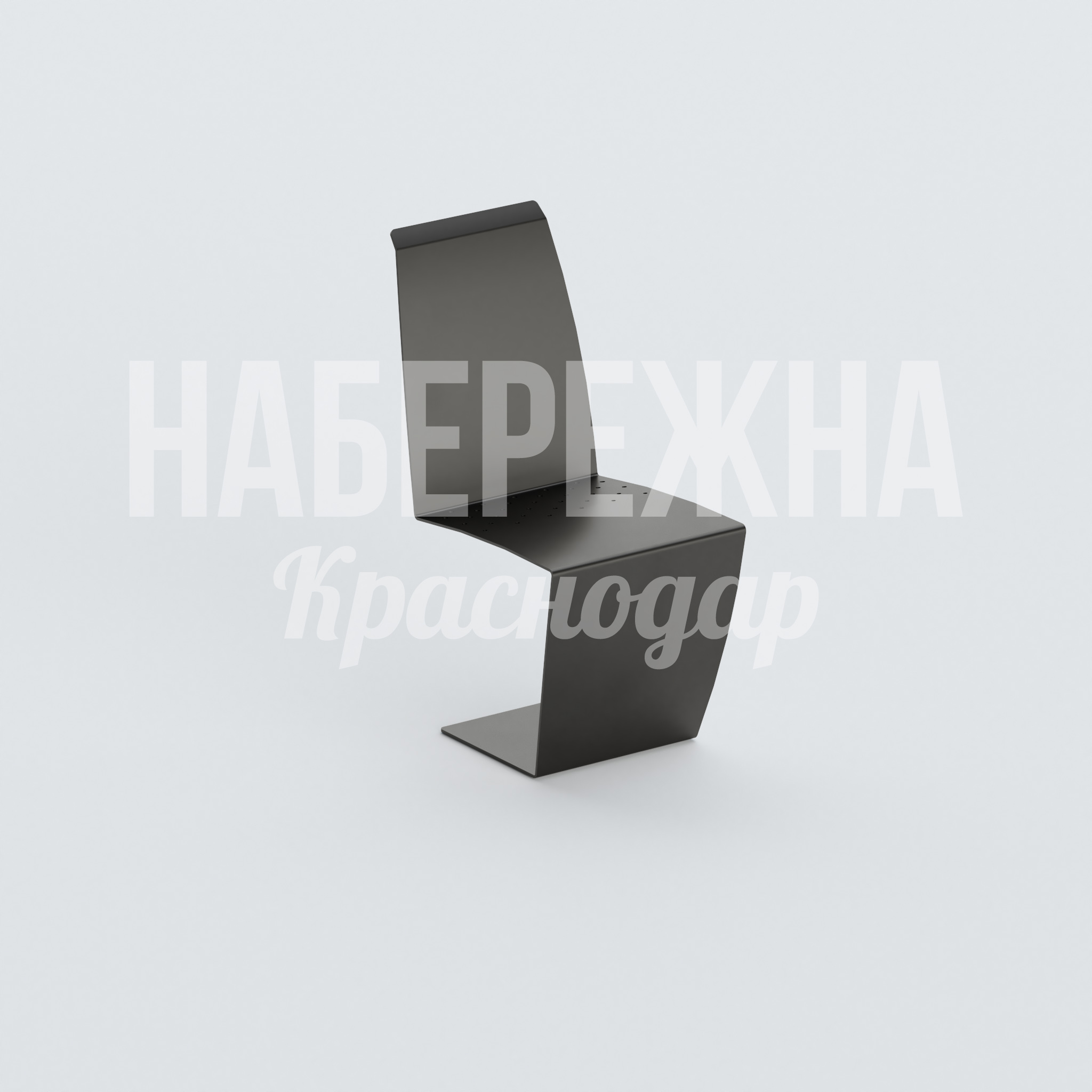 Сиденье Taj 575x420x850 мм. MAF-22.464 Сиденье с Z-образной конструкцией из листового металла. Порошковое окрашивание в палитре RAL. Для парков и зон отдыха.