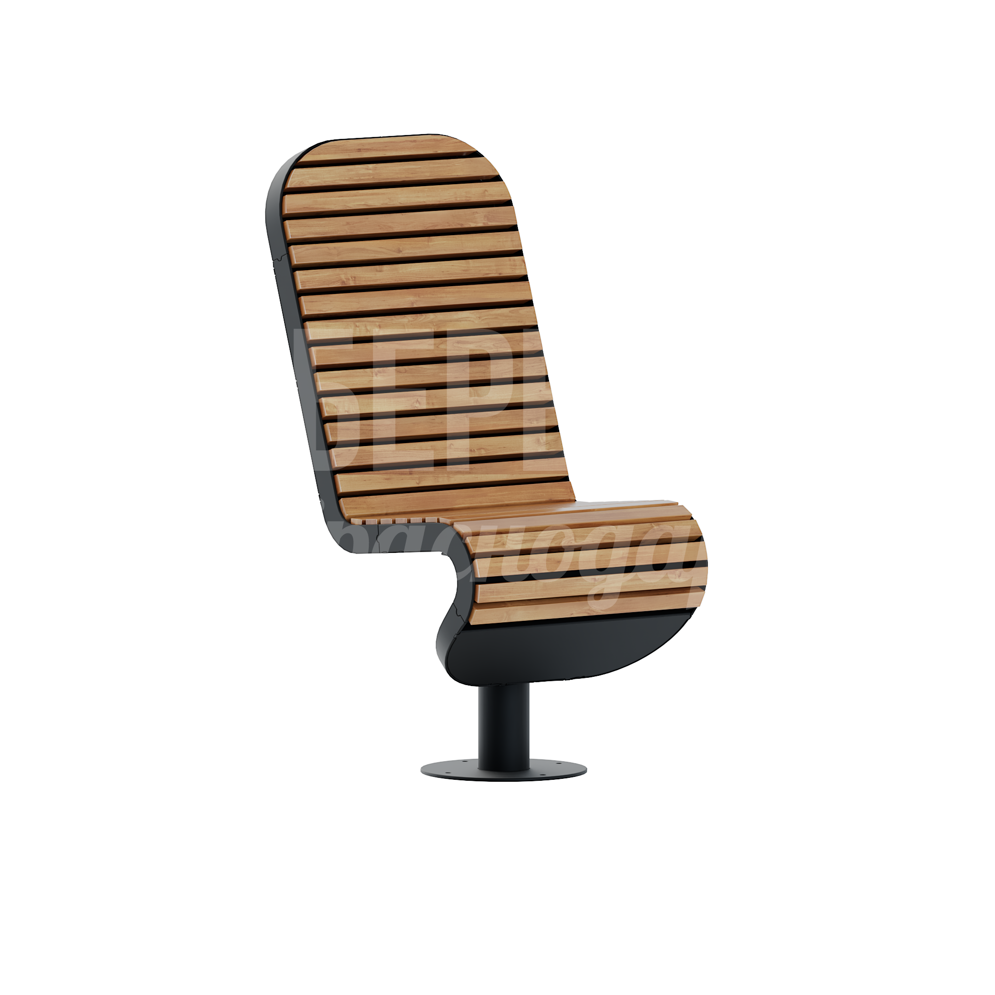 Сиденье Dupfu — купить, MAF-22.468 | Набережна Сиденье Dupfu - купить, 600x830x1300 мм, Металл, Дерево