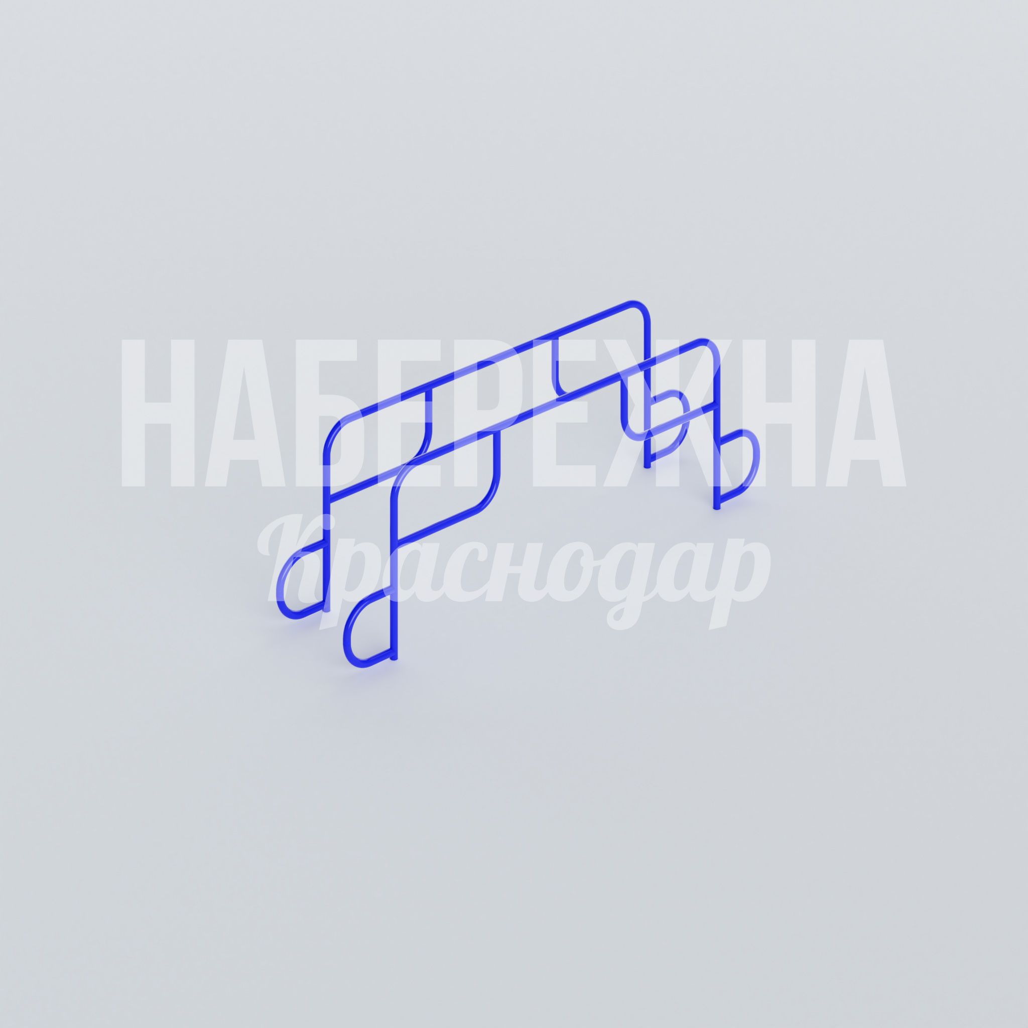 Брусья Ujdi 650x3200x1070 мм. MAF-22.614 Брусья для воркаута с двухуровневой конструкцией. Порошковое покрытие в палитре RAL. Для площадок и парков.