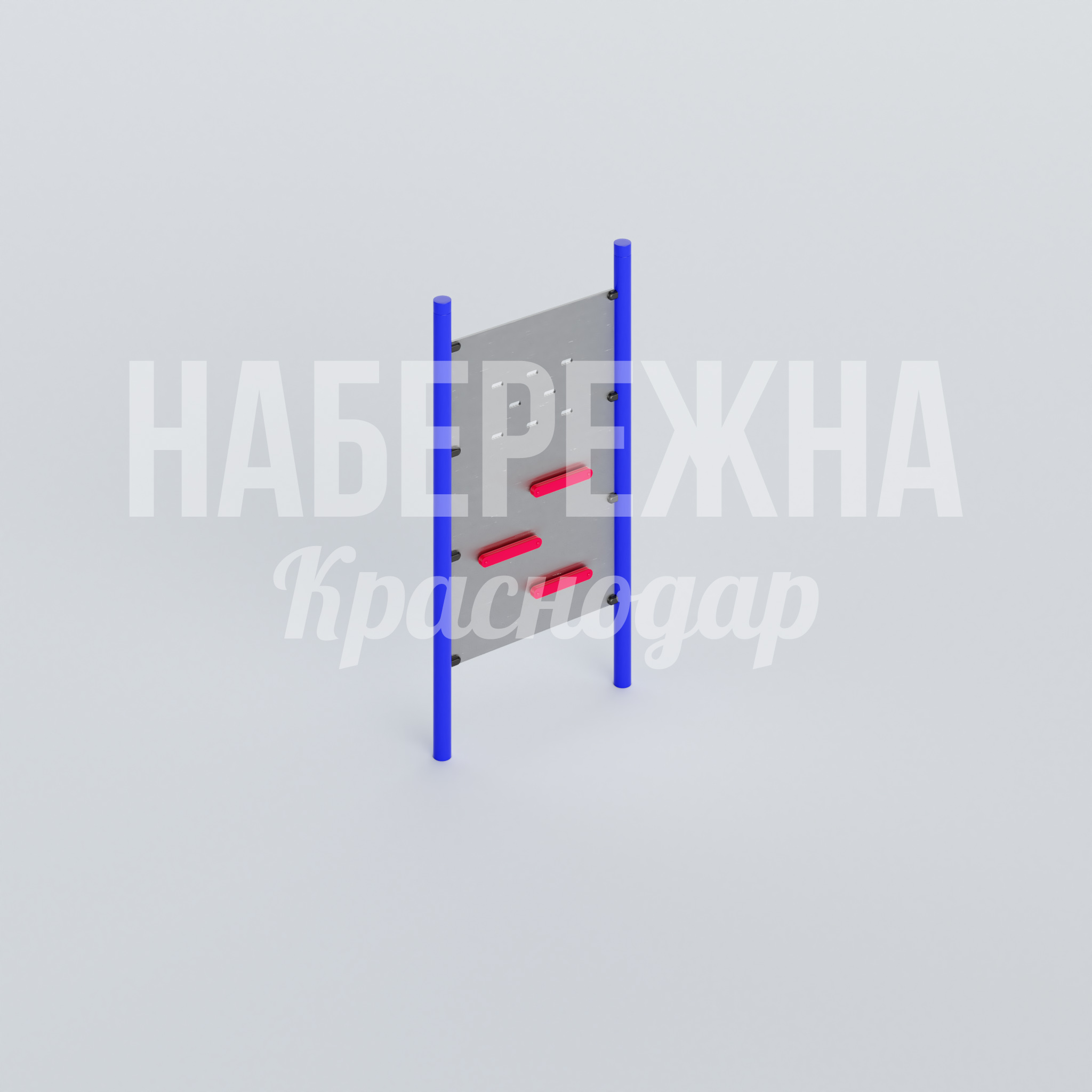 Лазалка детская Oån 115x1400x2660 мм. MAF-22.634 Лазалка детская с навесом из МПК и тремя перекладинами. Развивает координацию, подходит для активных игровых зон.