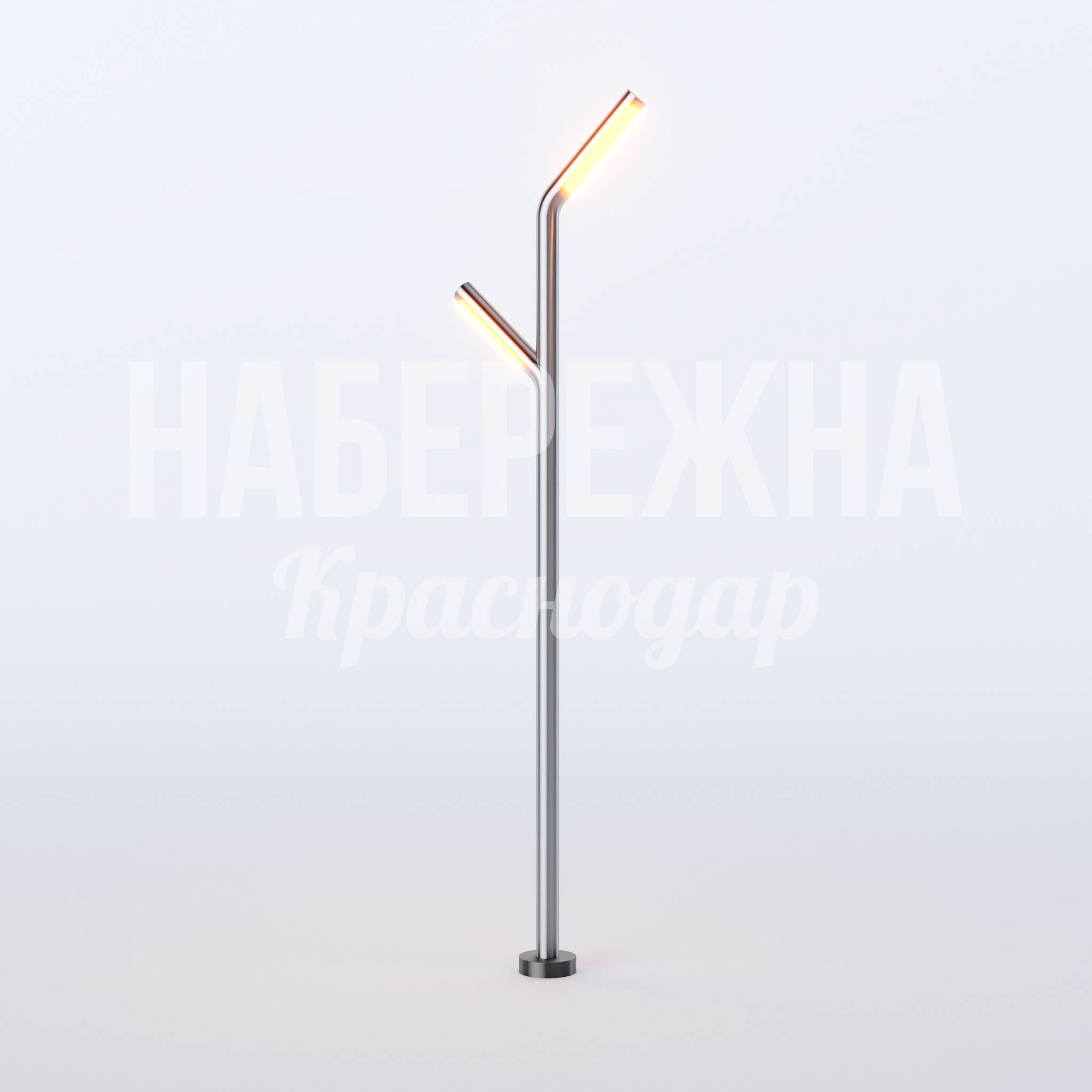 Фонарь Eahfelca — купить, MAF-22.700 | Набережна Фонарь Eahfelca 330x1200x5000 мм. MAF-22.700 Уличный фонарь с двухрожковой конструкцией и LED-подсветкой для эффективного освещения парковых зон и тротуаров.