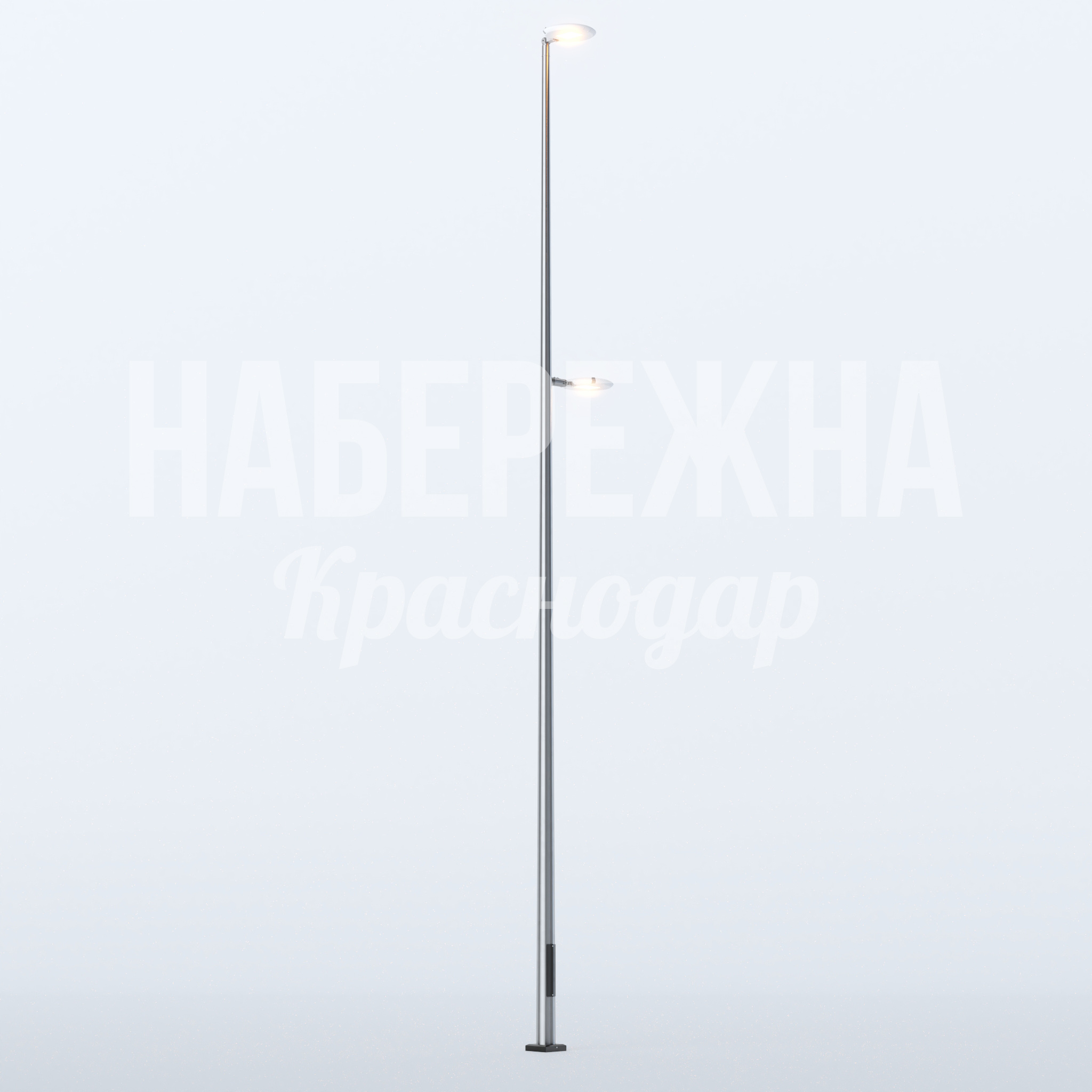 Фонарь Nayru — купить, MAF-22.894 | Набережна Фонарь Nayru 800x1000x9200 мм. MAF-22.894 Уличный фонарь с двухуровневым освещением и прочной металлоконструкцией для парков и городских пространств.