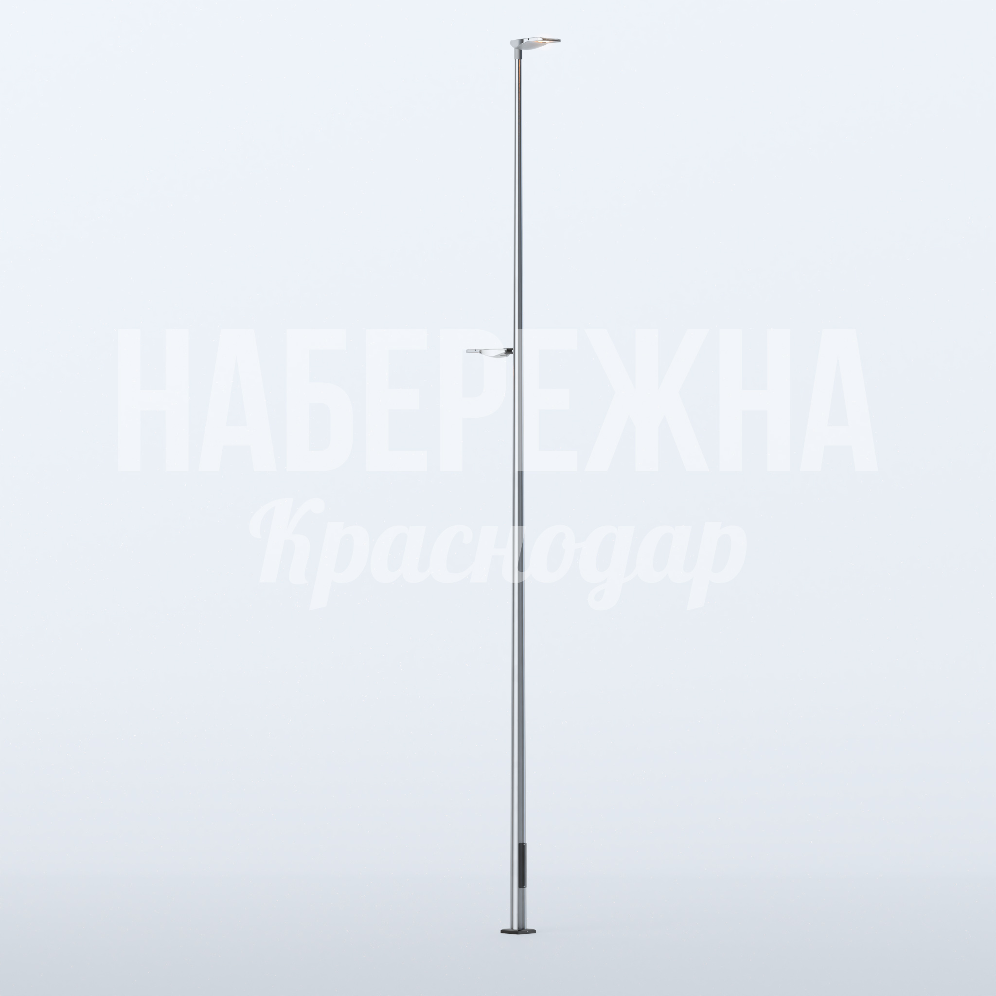 Фонарь Uadne — купить, MAF-22.909 | Набережна Фонарь Uadne 330x1200x9200 мм. MAF-22.909 Фонарь уличный с двумя LED-светильниками, устойчив к коррозии и ветровым нагрузкам, подходит для парков и магистралей.