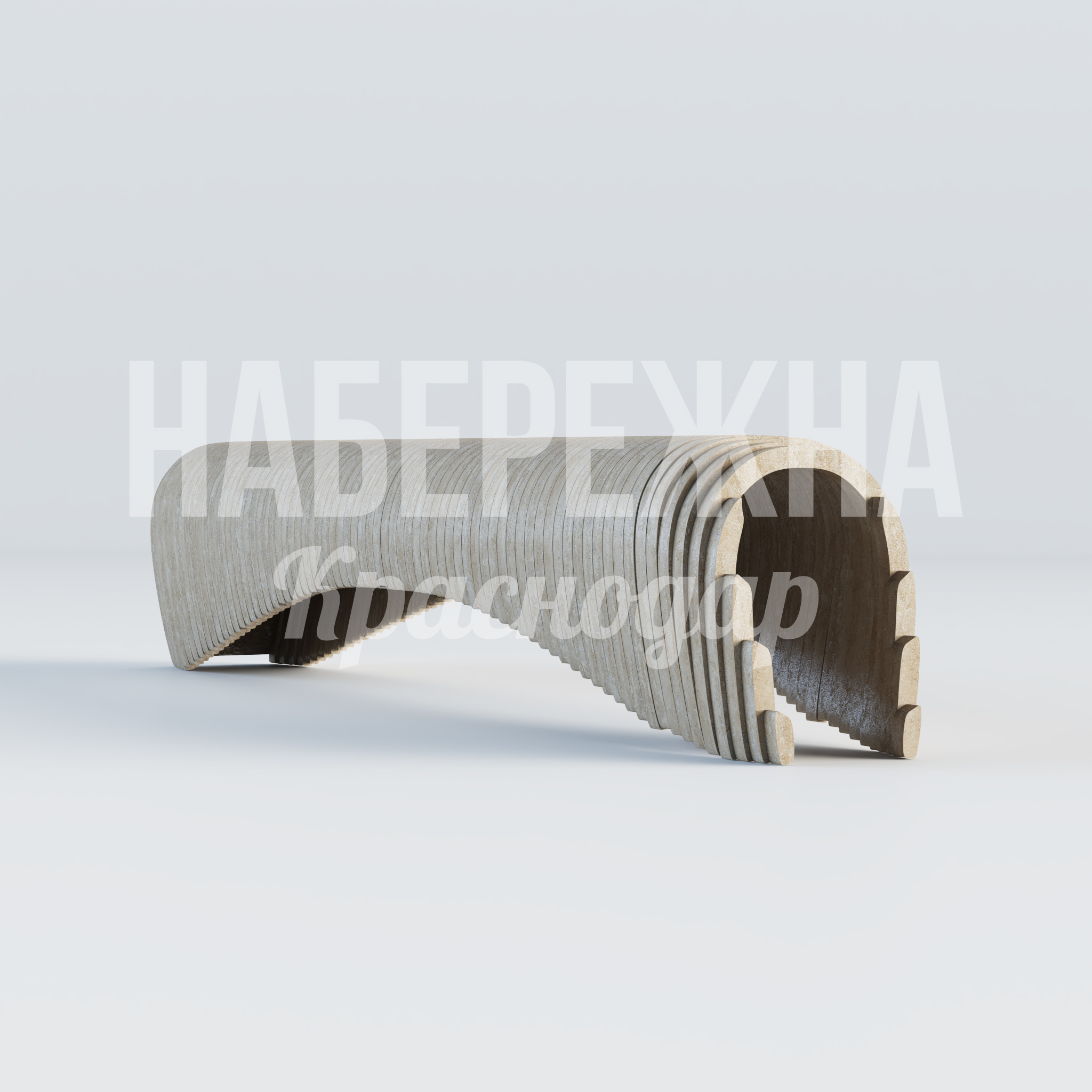 Лавочка Töcruk — купить, MAF-23.102-2 | Набережна Лавочка Töcruk 360x2280x430 мм. MAF-23.102-2 Лавочка из слоистого композита с выразительной рельефной фактурой. Не требует обслуживания, стойкая к влаге и УФ.