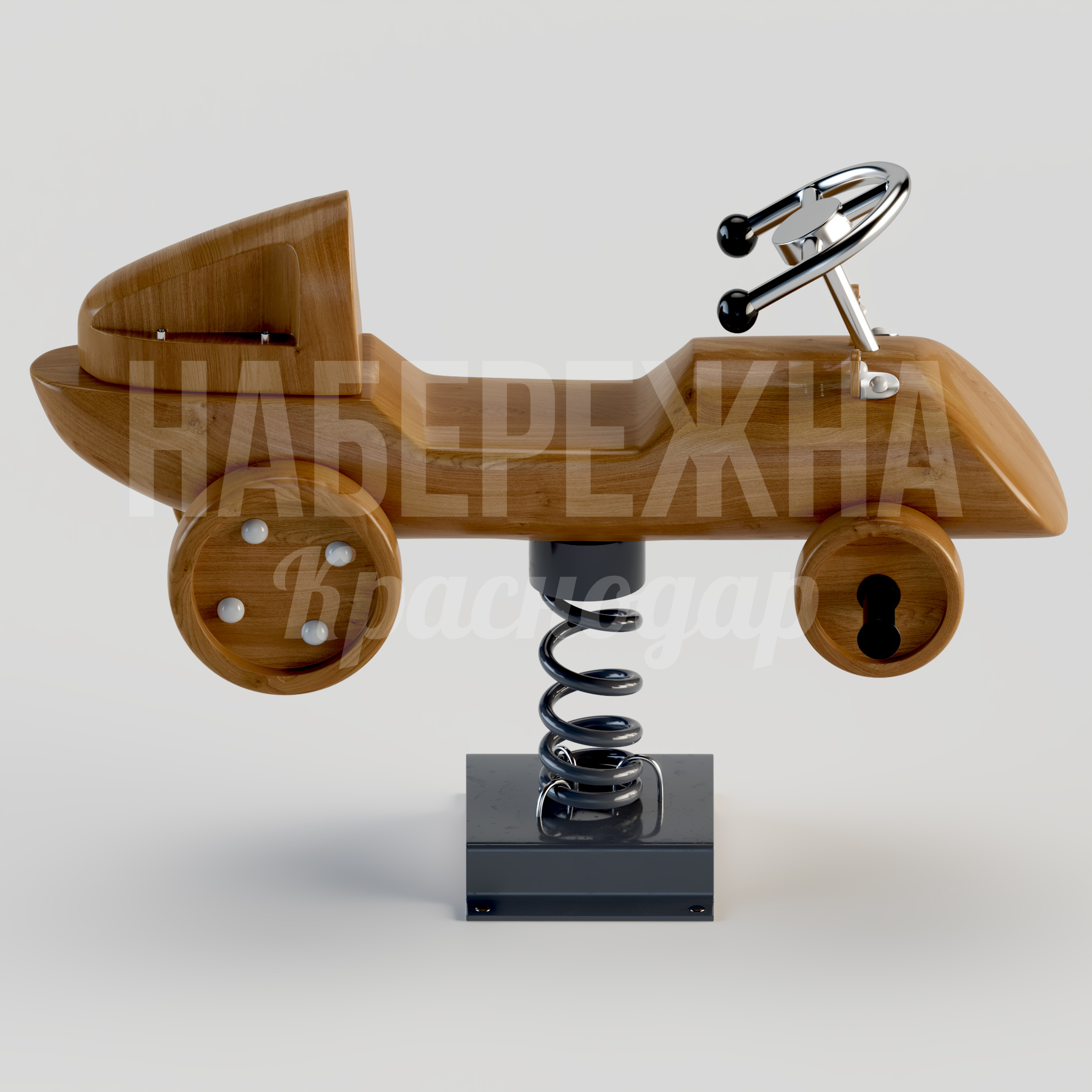 Качалка Балансир F1 - купить, 900x800x760 мм, Металл, Дерево