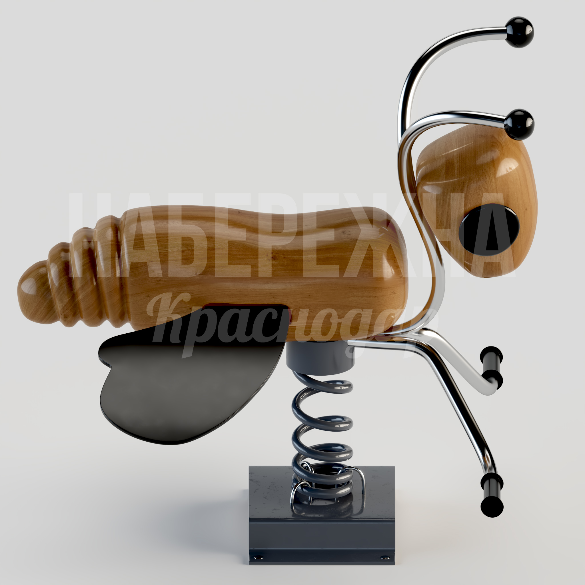 Качалка Балансир Vespa — купить, MAF-24.034-4 | Набережна Качалка Балансир Vespa - купить, 880x800x770 мм, Металл, Дерево