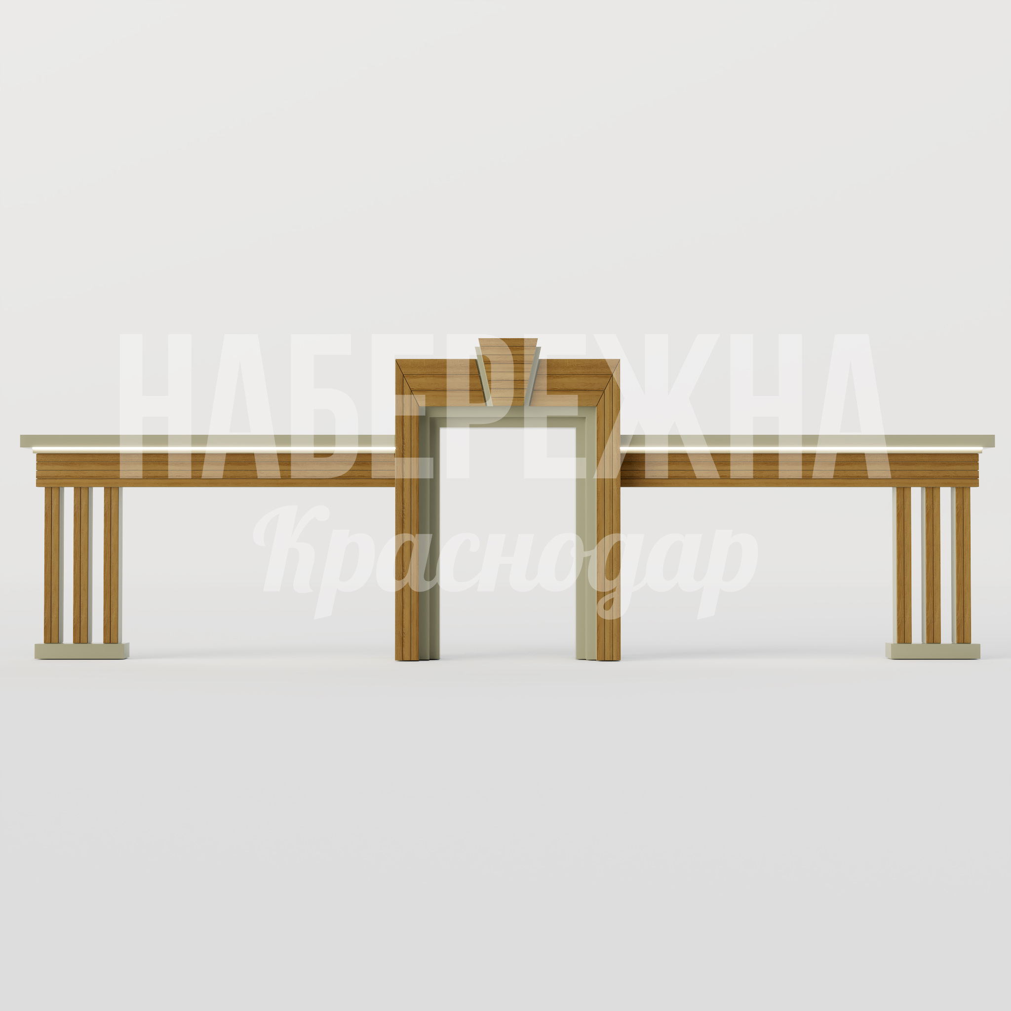 Входная группа Kavoh — купить, MAF-25.051 | Набережна Входная группа Kavoh - купить, 950x13000x4250 мм, Металл, Дерево, Подсветка
