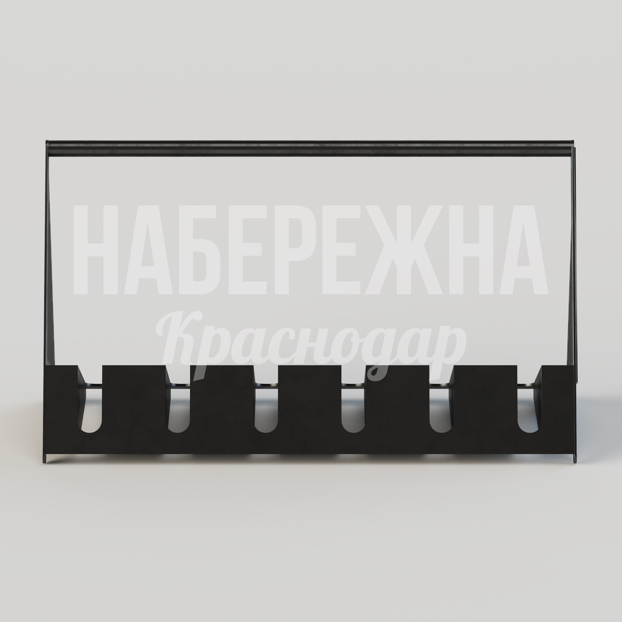 Велопарковка Görnitle — купить, MAF-25.096 | Набережна Велопарковка Görnitle - купить, 600x1500x850 мм, Металл