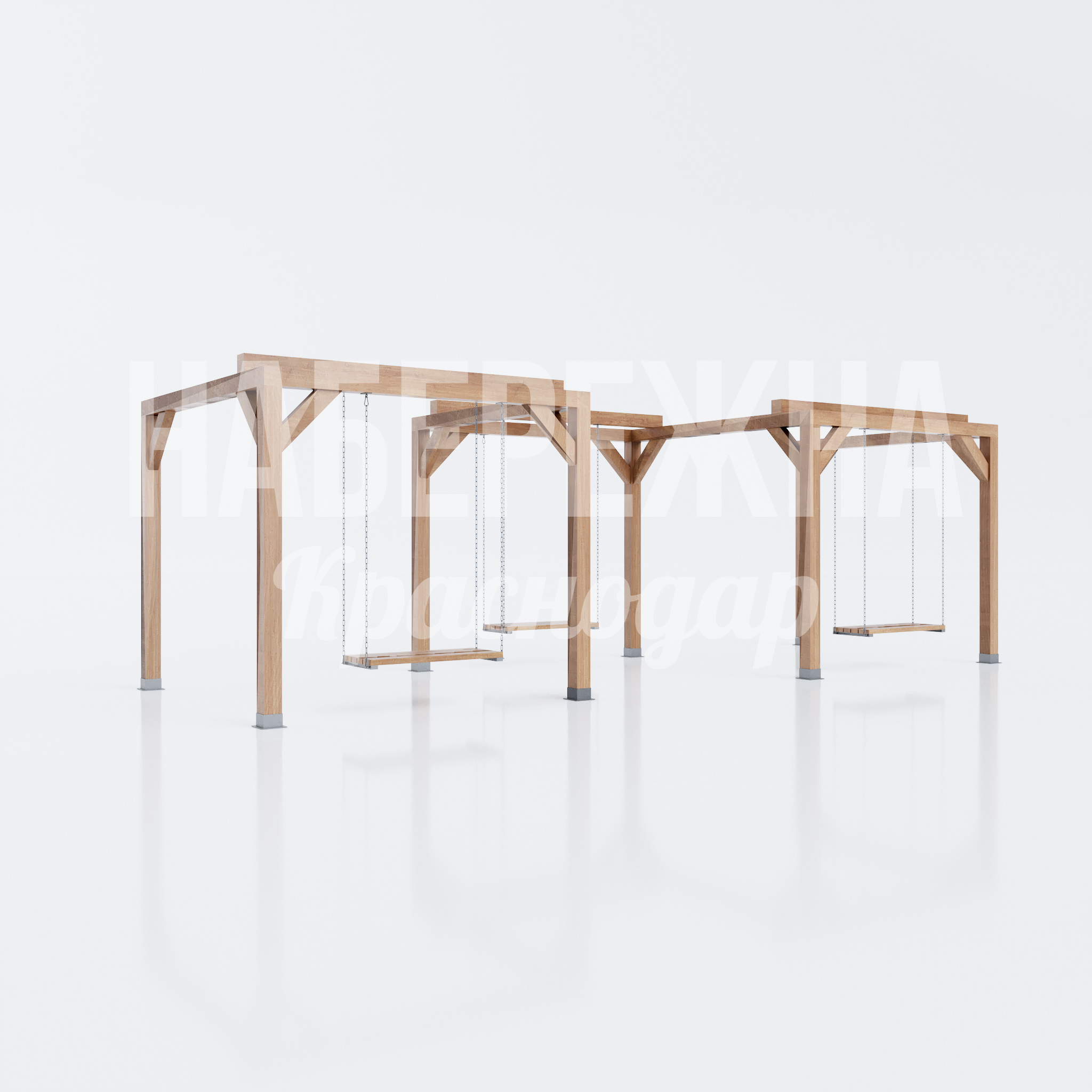 Качели из дерева Jilmuce Качели из дерева Jilmuce