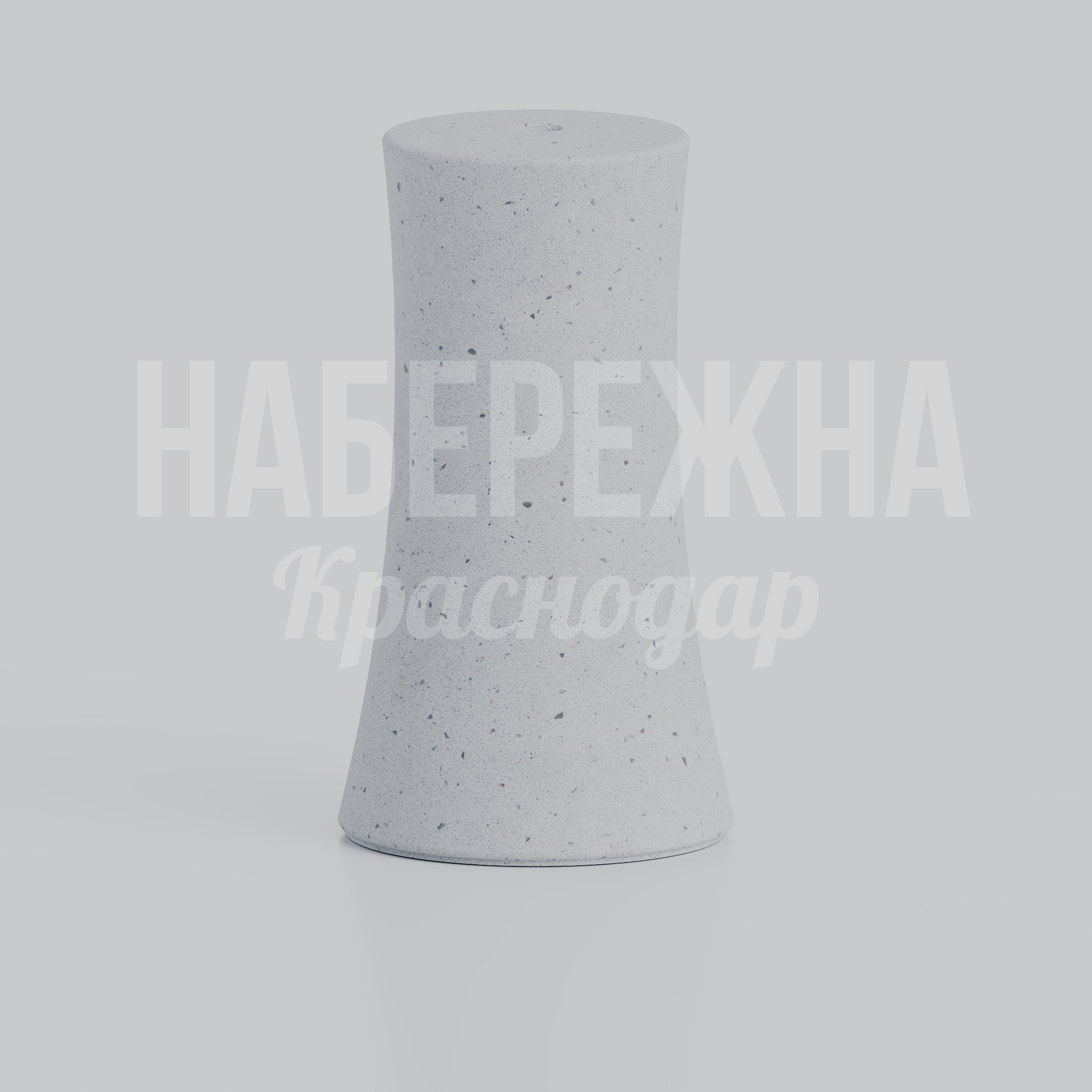 Боллард Huter 210x210x310 мм. NUR-20.013 Боллард из композитного материала для ограничения движения транспорта, стойкий к ударам и осадкам.