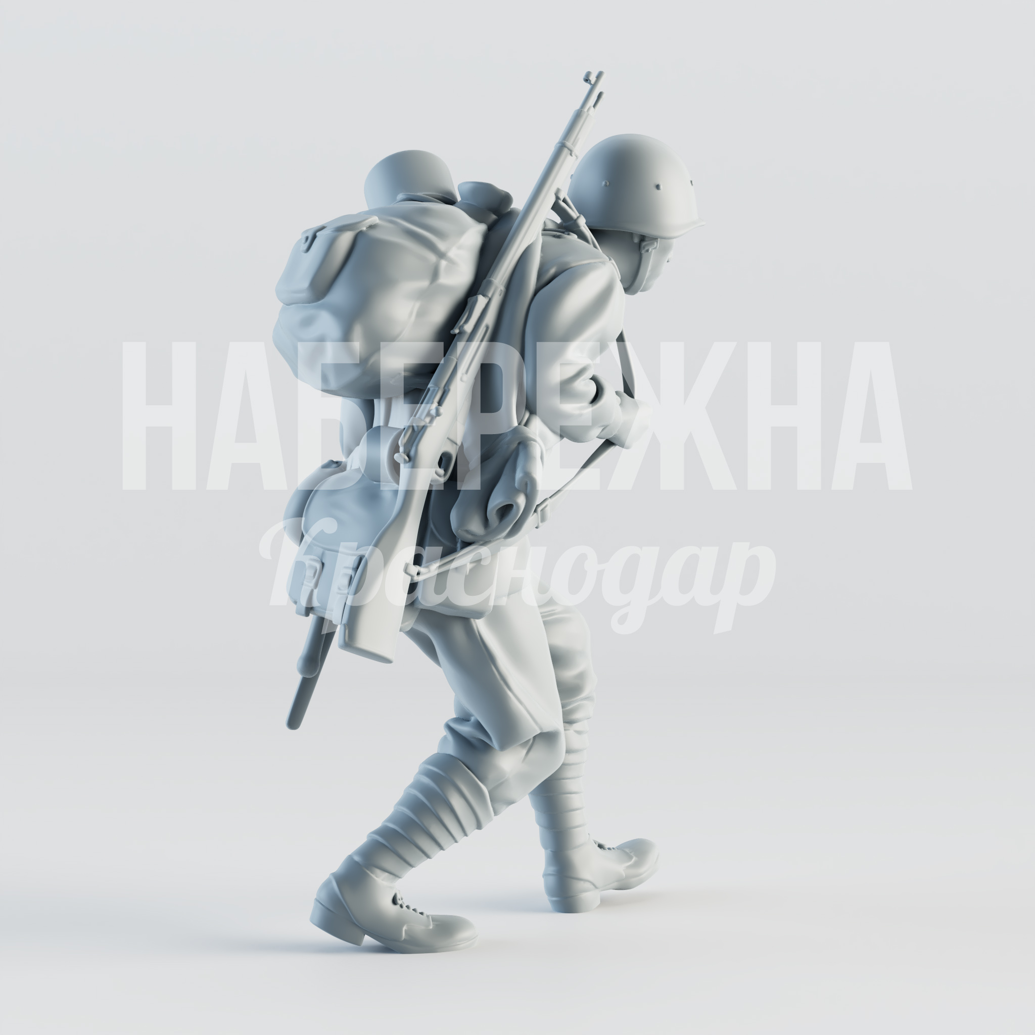 Солдат "Макаров" - заказать, Люди, Стеклопластик