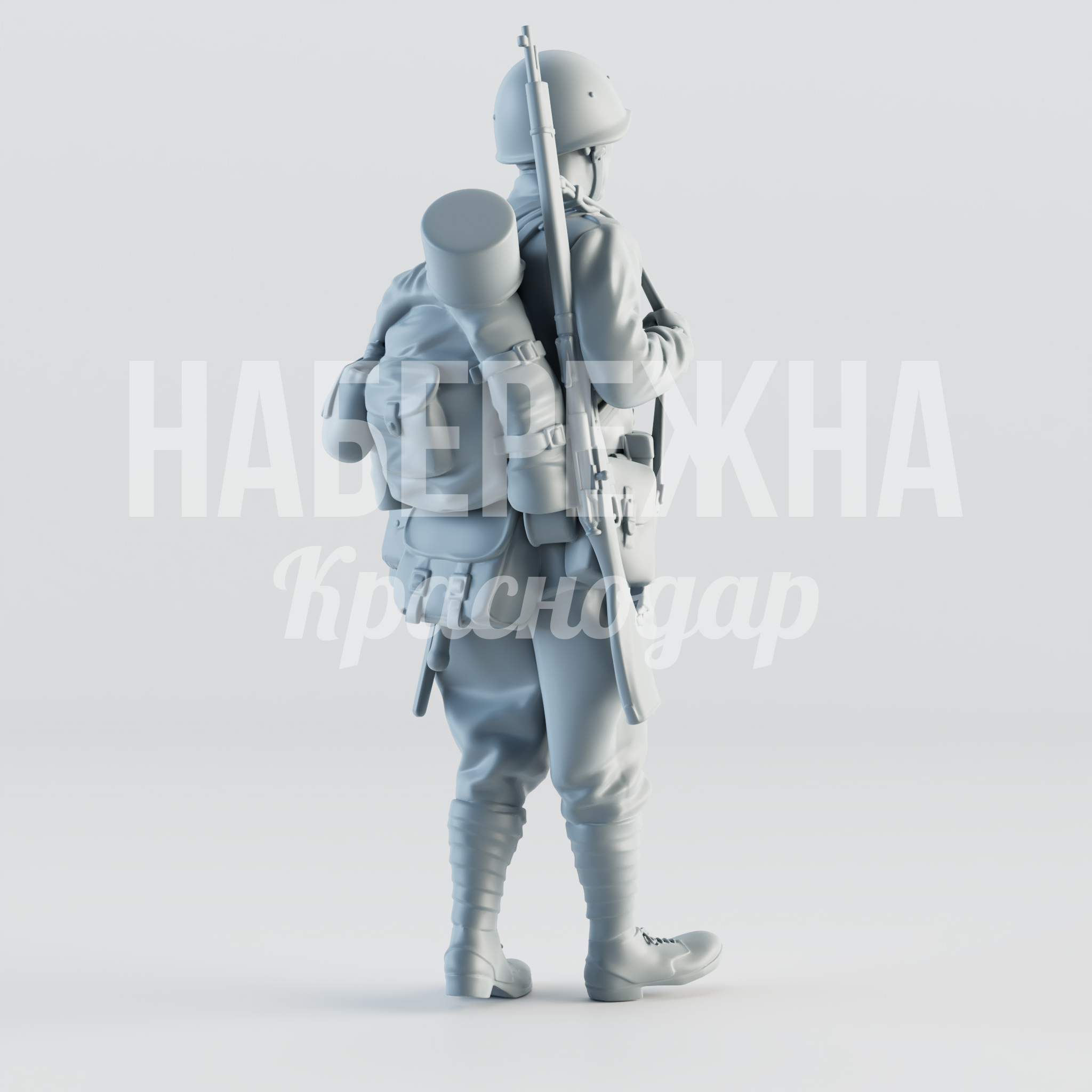 Солдат "Николаев" - заказать, Люди, Стеклопластик