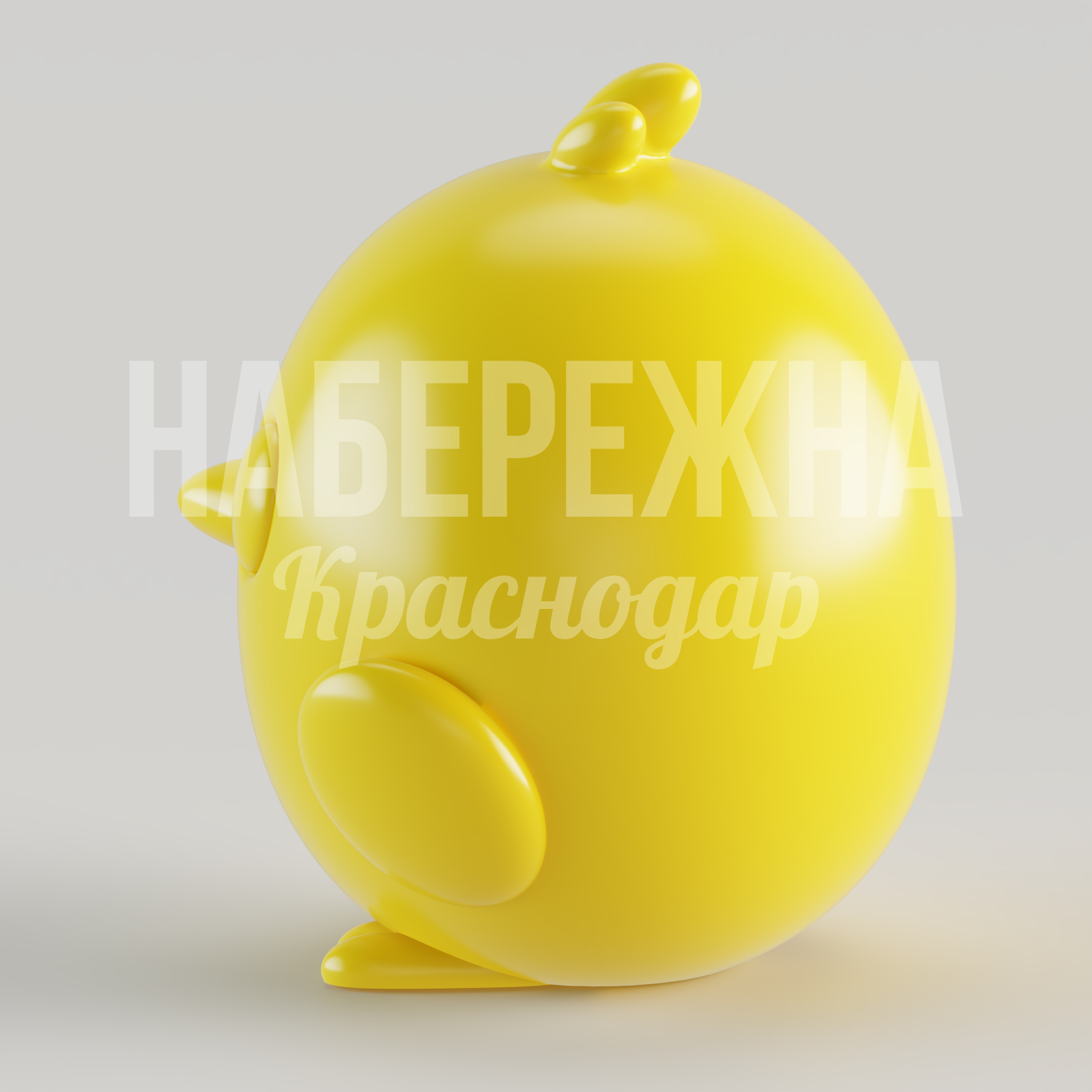 Цыпленок Kakbujgi — купить, STF-24.001 | Набережна Цыпленок Kakbujgi - заказать, Персонажи, Стеклопластик