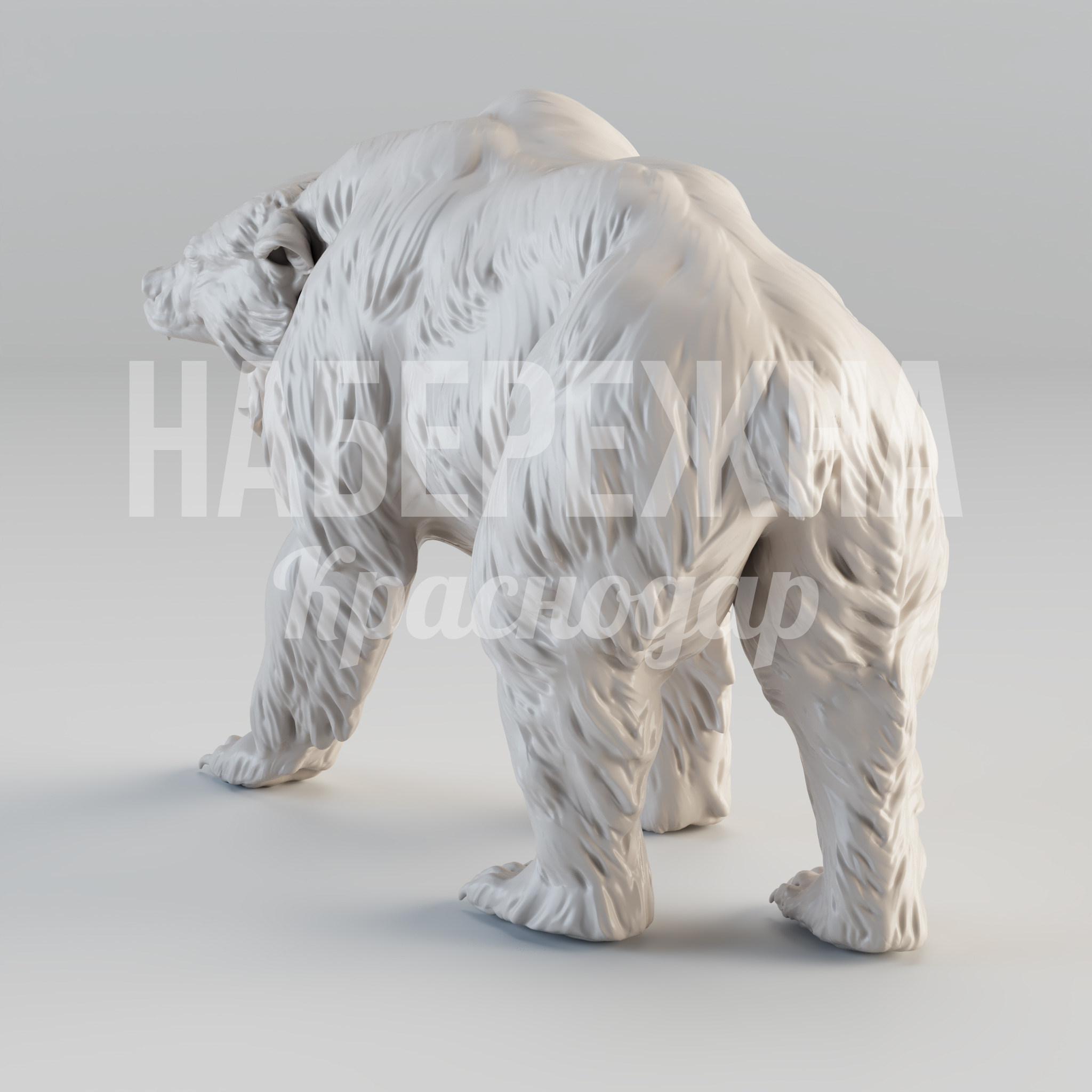Медведь Hausfö — купить, STF-24.003 | Набережна Медведь Hausfö - купить, 930x2500x1600 мм, Стеклопластик